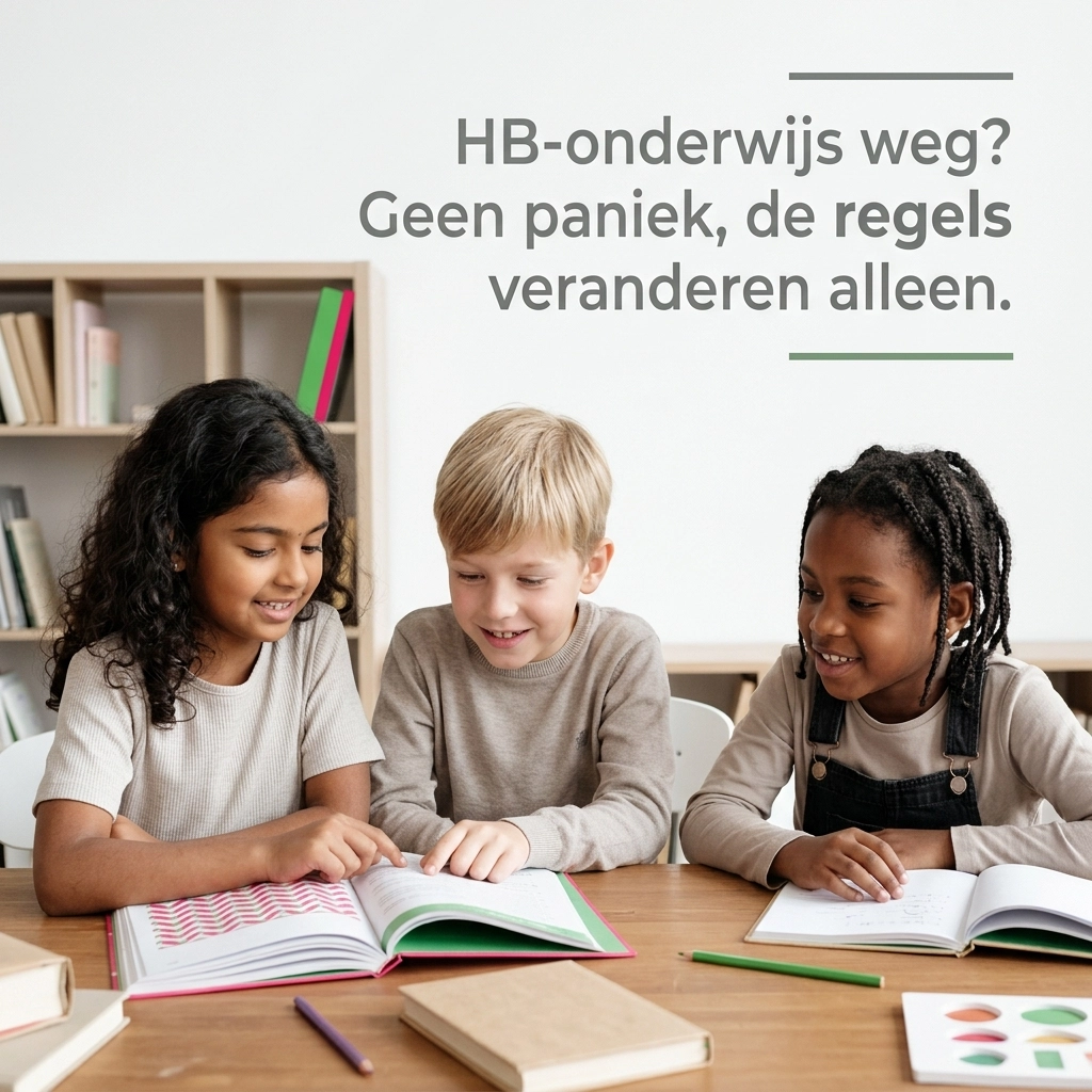 [HERO] HB-onderwijs weg? Geen paniek, de regels veranderen alleen.