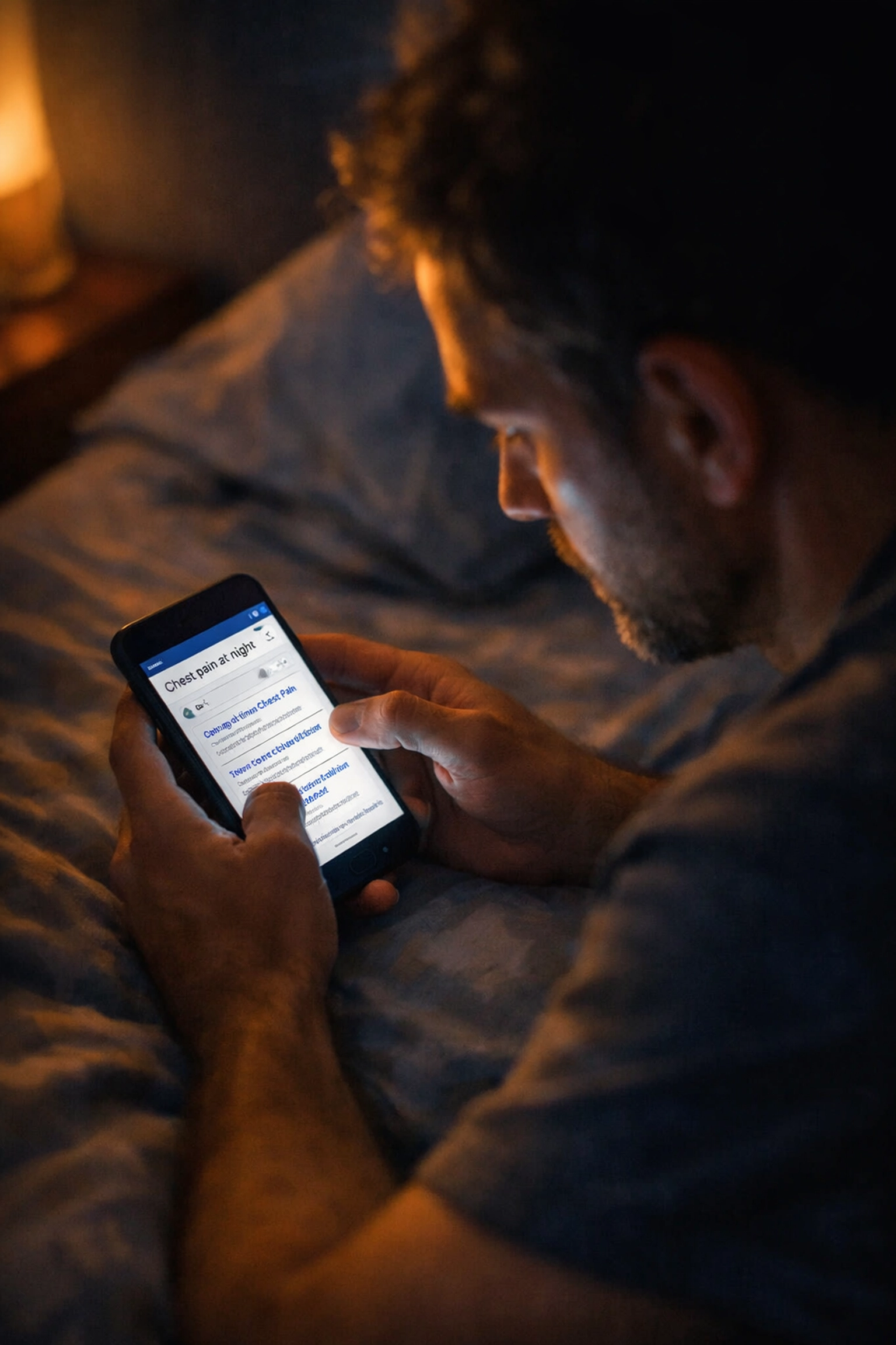 Férfi éjszaka online keres információt merevedési zavarról - öndiagnózis veszélyei