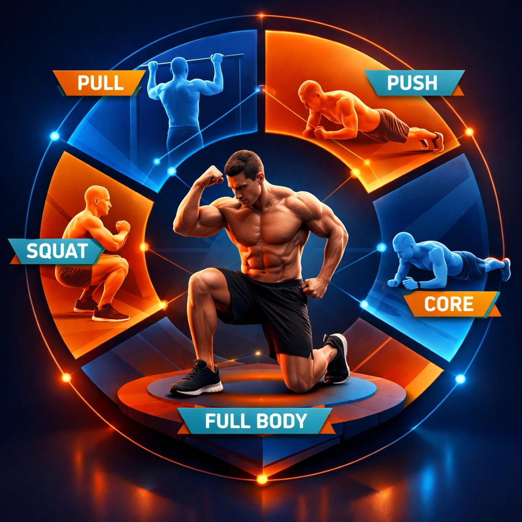 Five essential movement patterns for ninja warrior training and home workouts