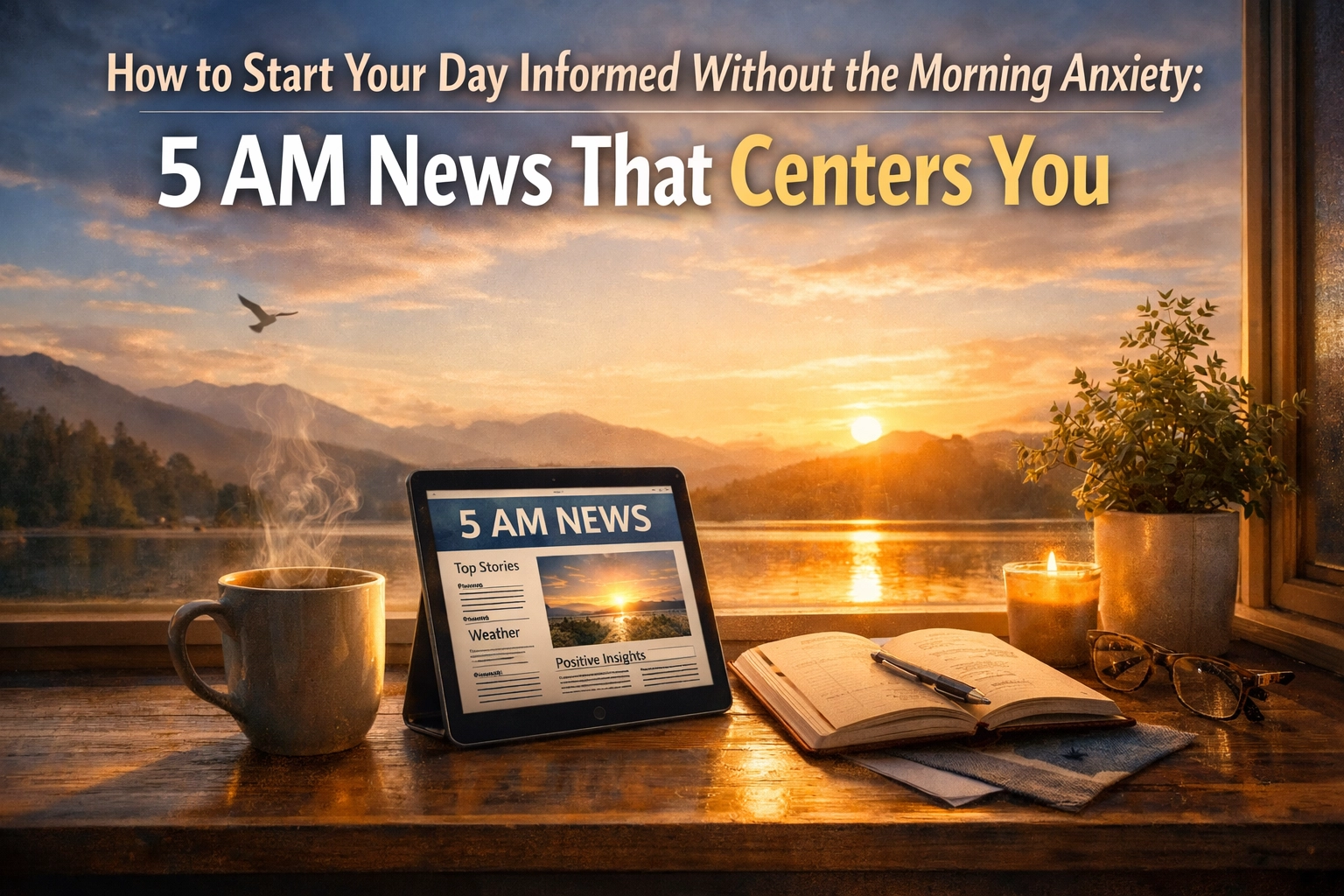 [HERO] How to Start Your Day Informed Without the Morning Anxiety: 5 AM News That Centers You