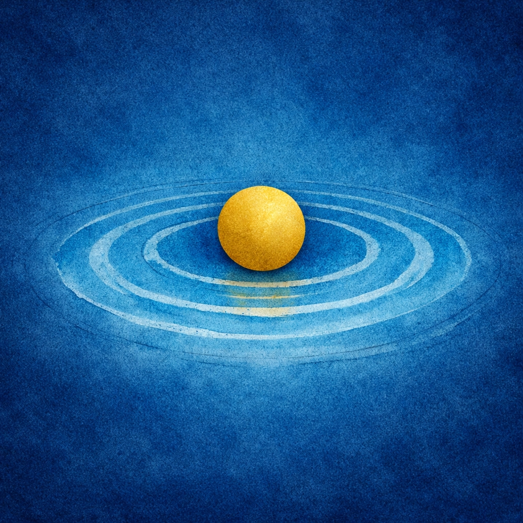 Ripples of peace representing a soul reclaiming stillness by Dr. Layne McDonald - www.laynemcdonald.com