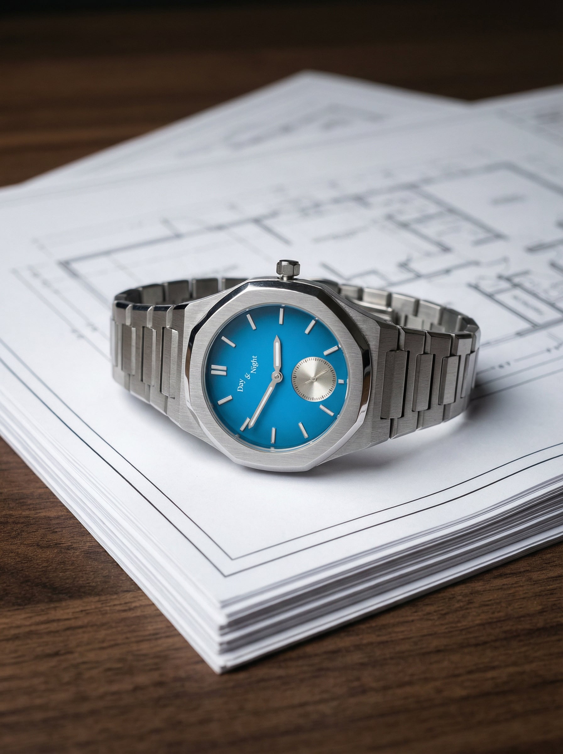 day-and-night-stainless-steel-watch-professional-setting-blue-dial