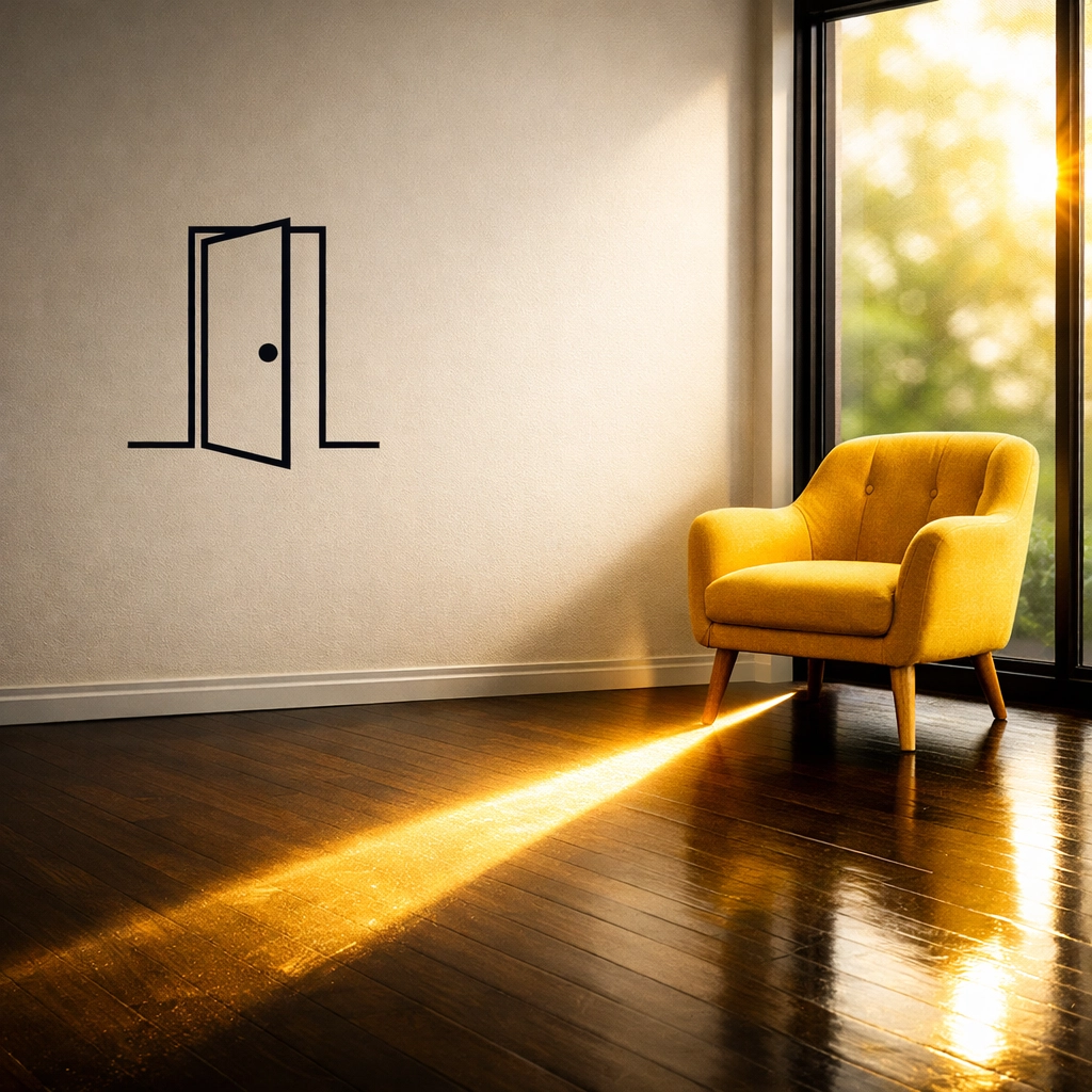 A bright, clutter-free apartment after professional estate liquidation Columbus Ohio downsizing.