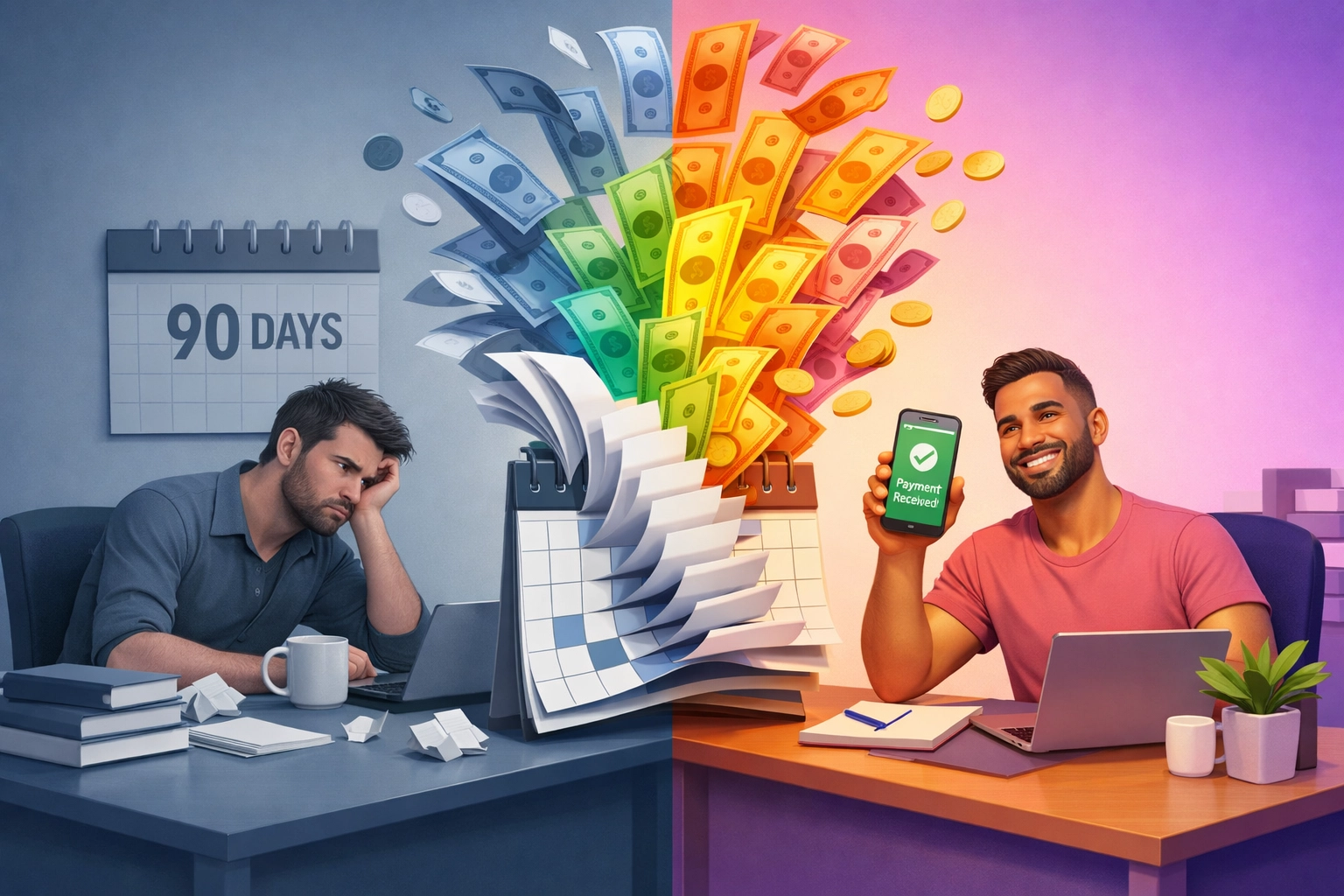 Indie author comparing 90-day payment wait versus instant daily payouts from Read with Pride