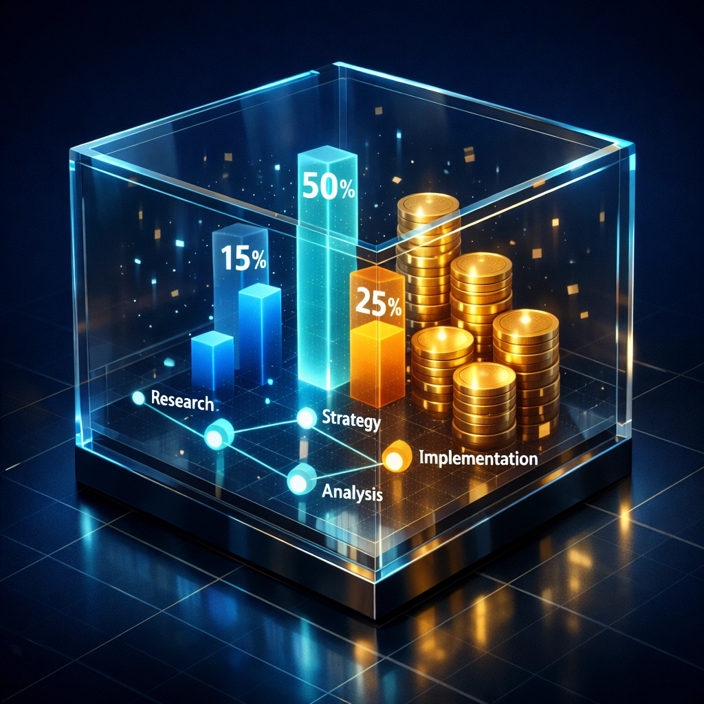ServiceNow consulting pricing breakdown showing implementation cost structure and ITOM investment phases