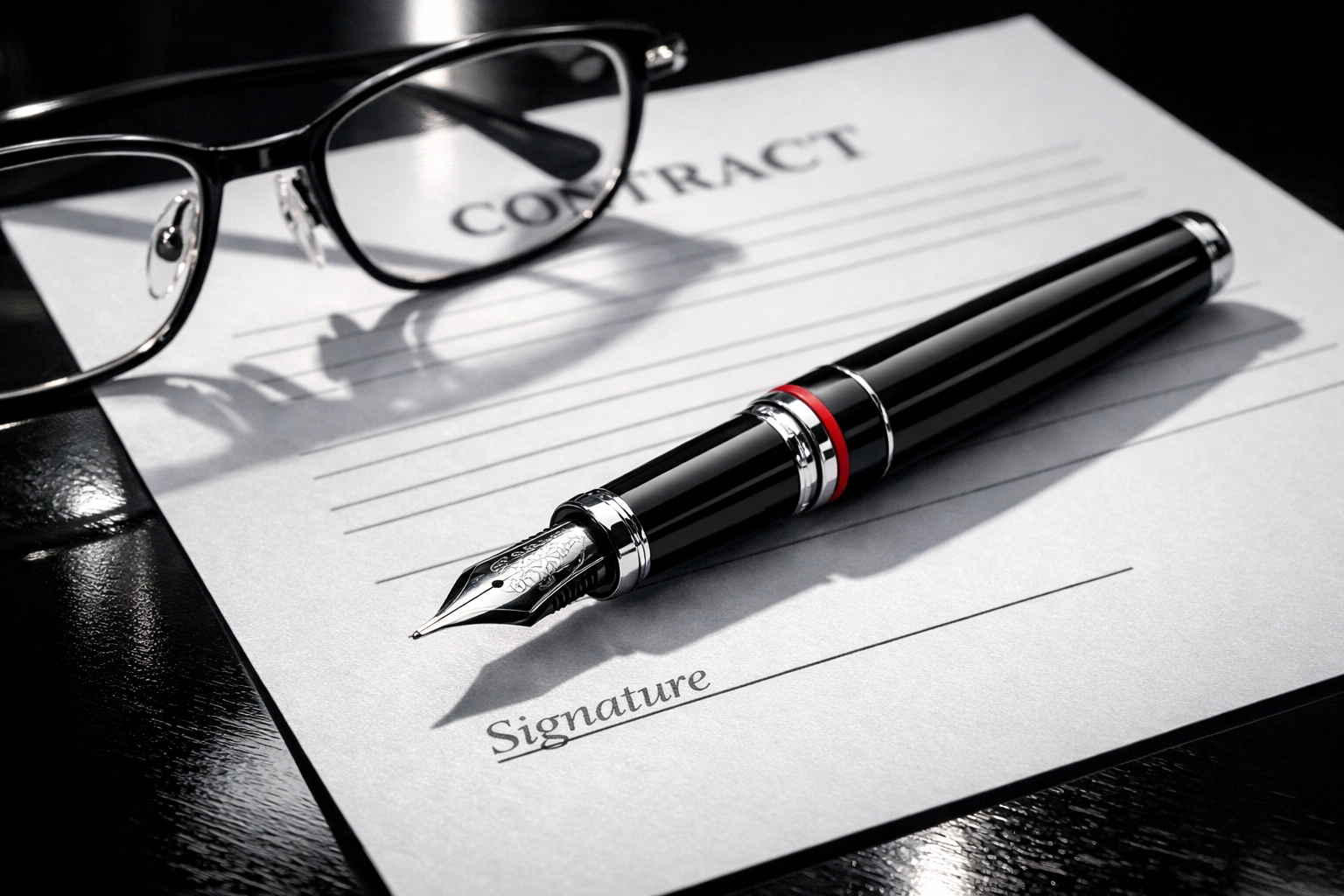 Signature d'un contrat de vente finale pour une maison à vendre à Québec en toute sécurité.