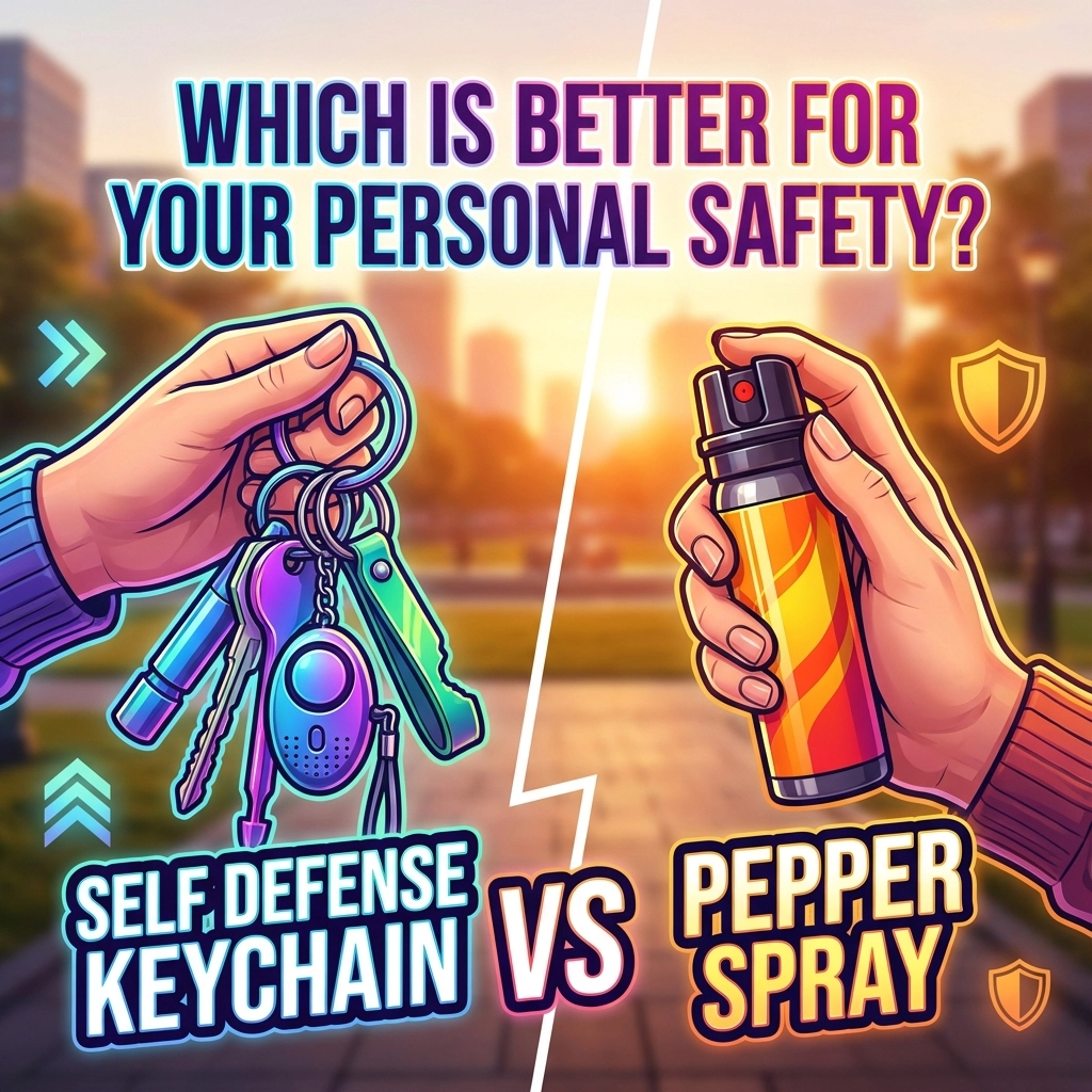 Self Defense Keychain Vs Pepper Spray: Which Is Better For Your Personal Safety?