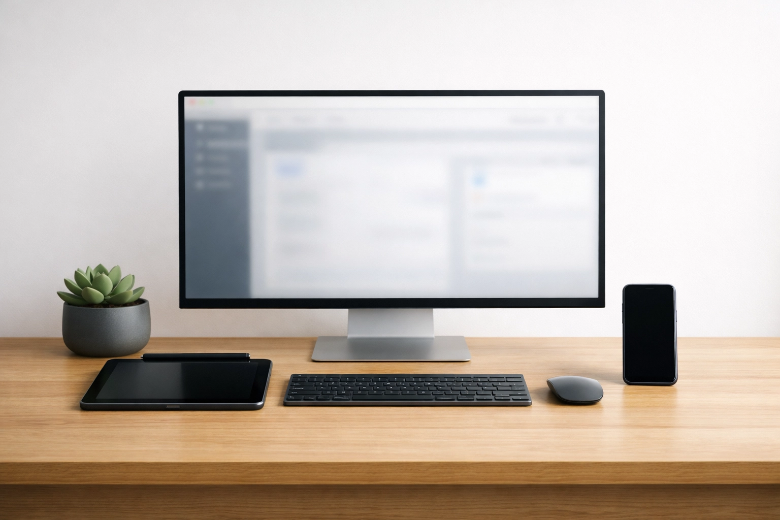 Professional tax software interface on a minimalist workstation for managing ERO sub-office filings.