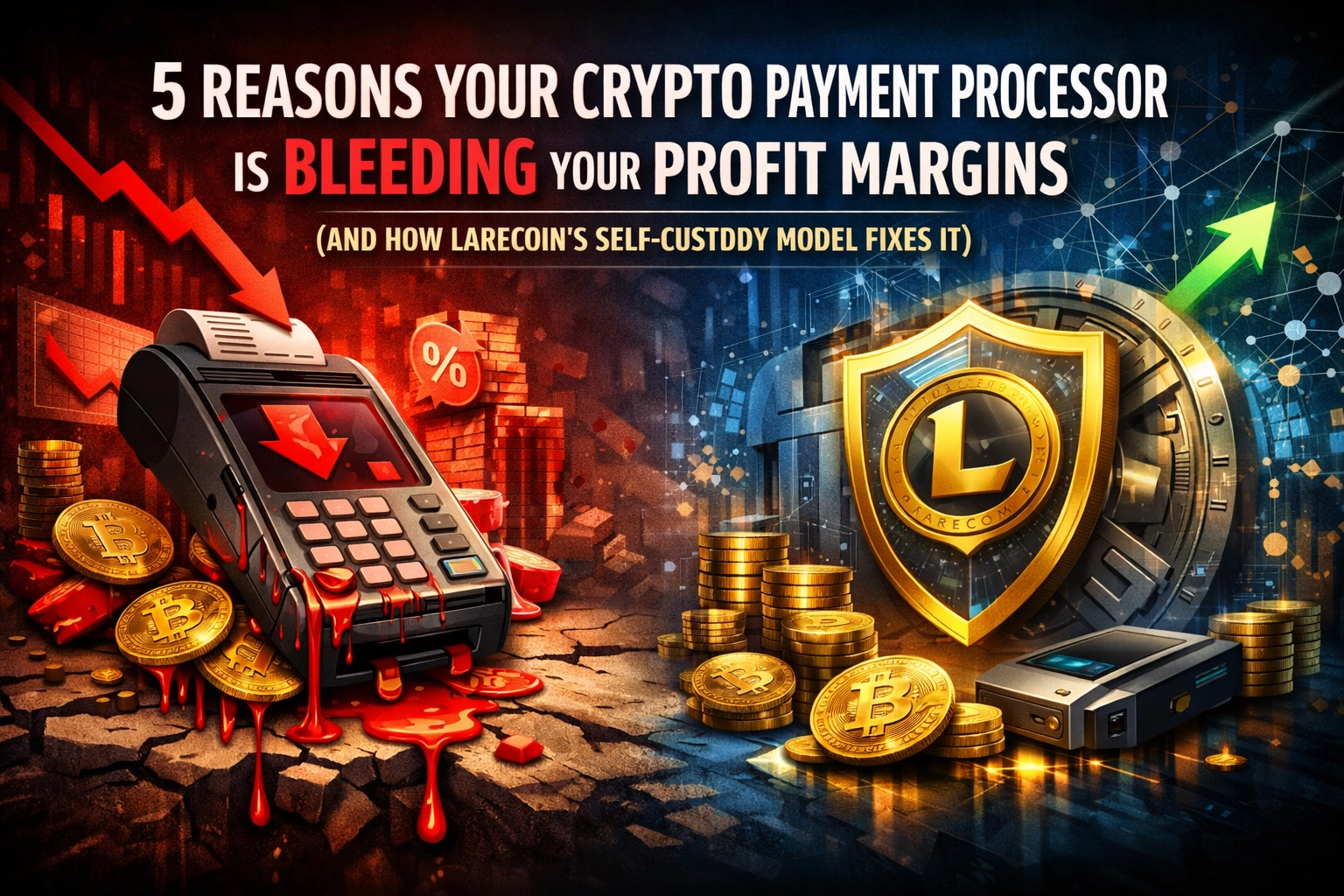 [HERO] 5 Reasons Your Crypto Payment Processor Is Bleeding Your Profit Margins (And How Larecoin