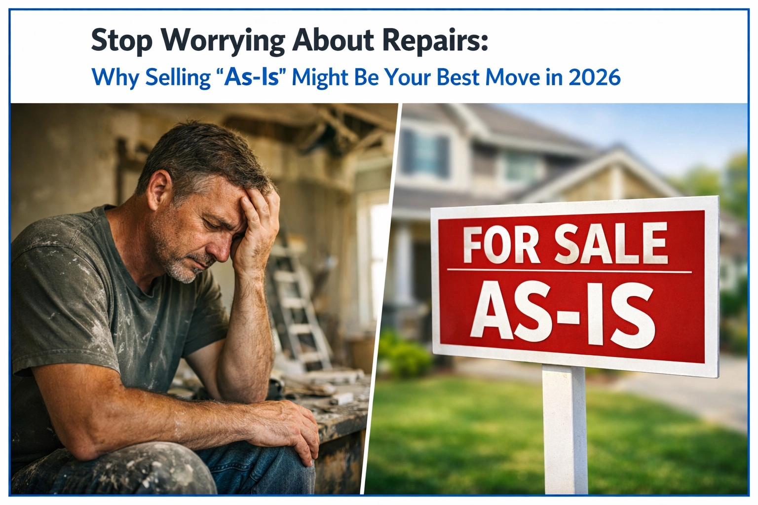 [HERO] Stop Worrying About Repairs: Why Selling "As-Is" Might Be Your Best Move in 2026