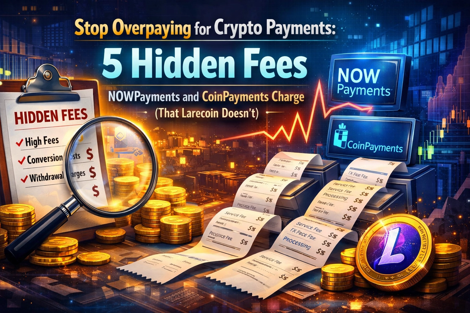 [HERO] Stop Overpaying for Crypto Payments: 5 Hidden Fees NOWPayments and CoinPayments Charge (That Larecoin Doesn