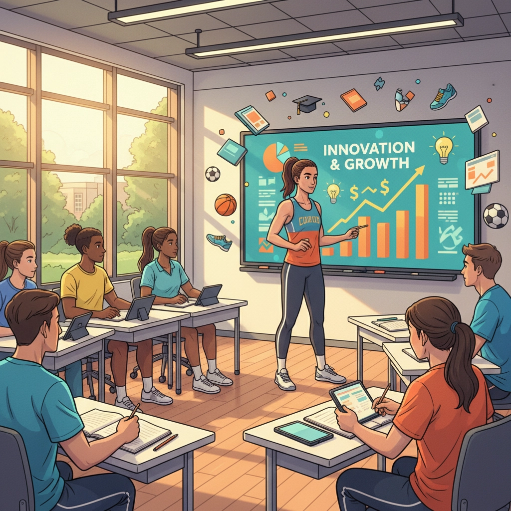 Student-athletes in educational and internship settings