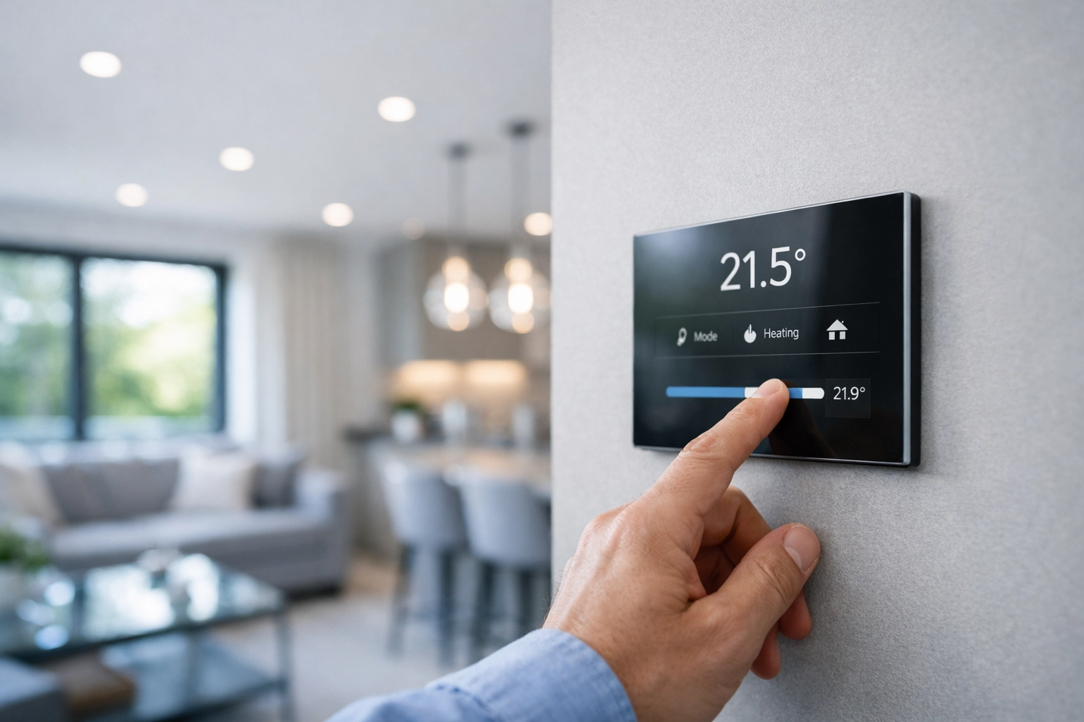 Professional smart home integration and LED lighting design by an electrician in Dorset for modern interiors.