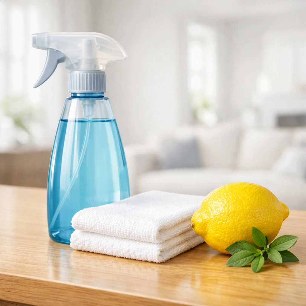 Eco-friendly cleaning products used by Professional Cleaners in Longmeadow for safe home cleaning.