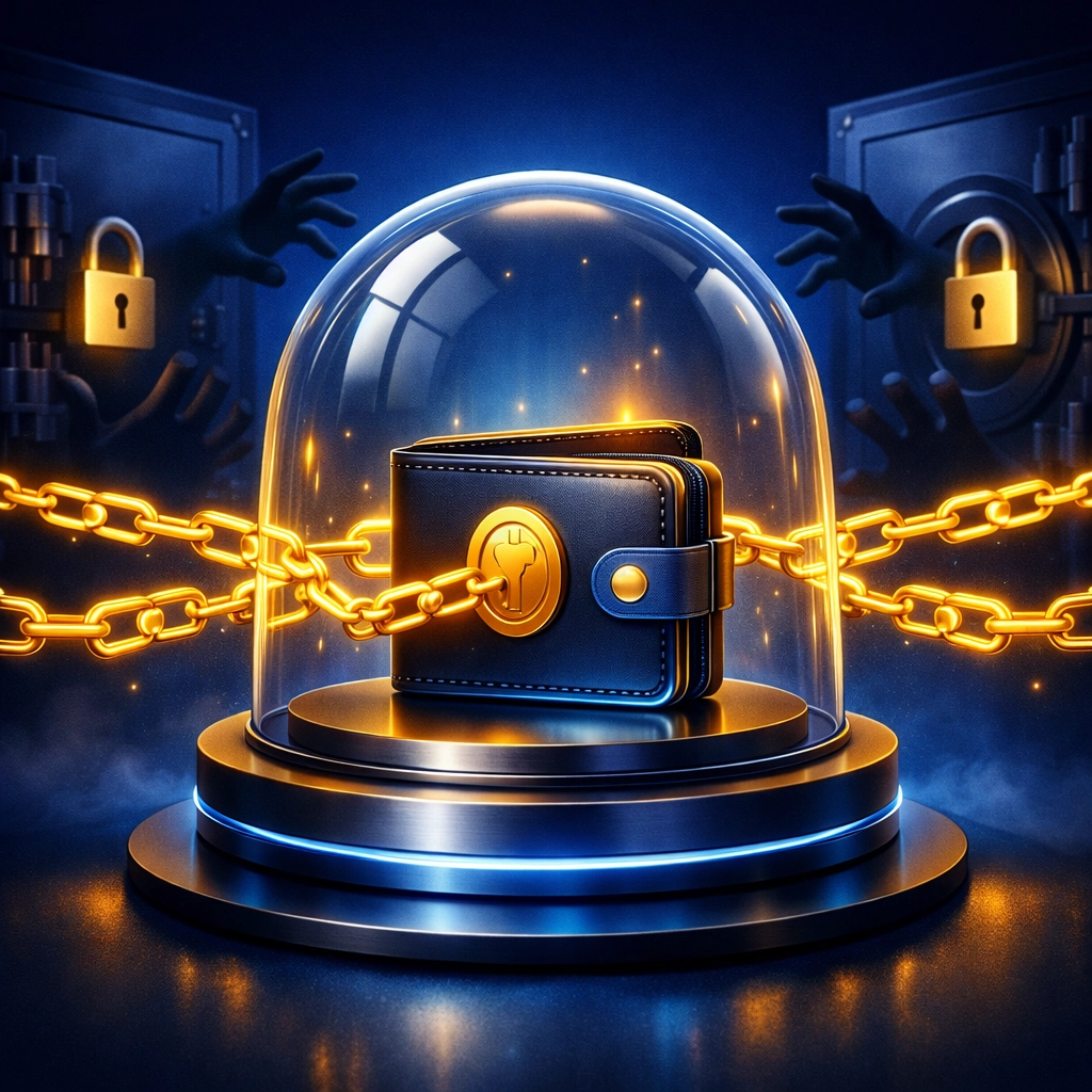 Self-custody crypto wallet demonstrating blockchain security and financial sovereignty