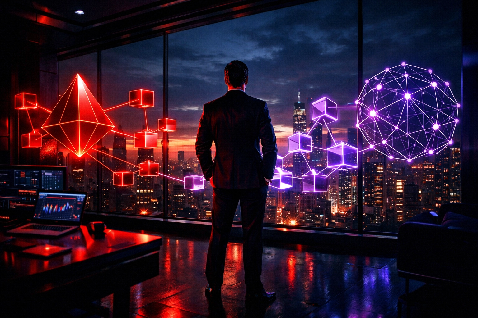 Professional managing a private trust network to own nothing and control everything for wealth protection.