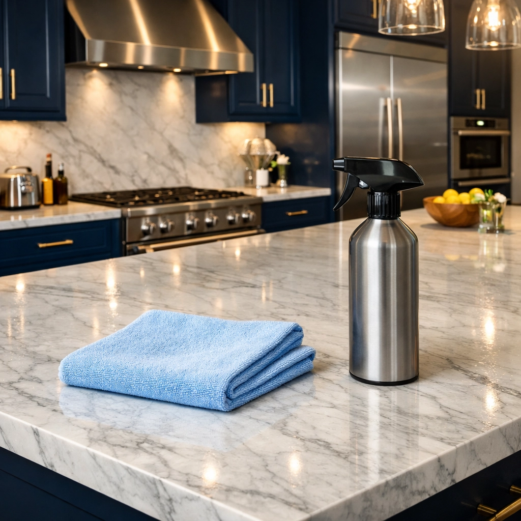 Spotless high-end kitchen illustrating the average cost of deep cleaning in Massachusetts.