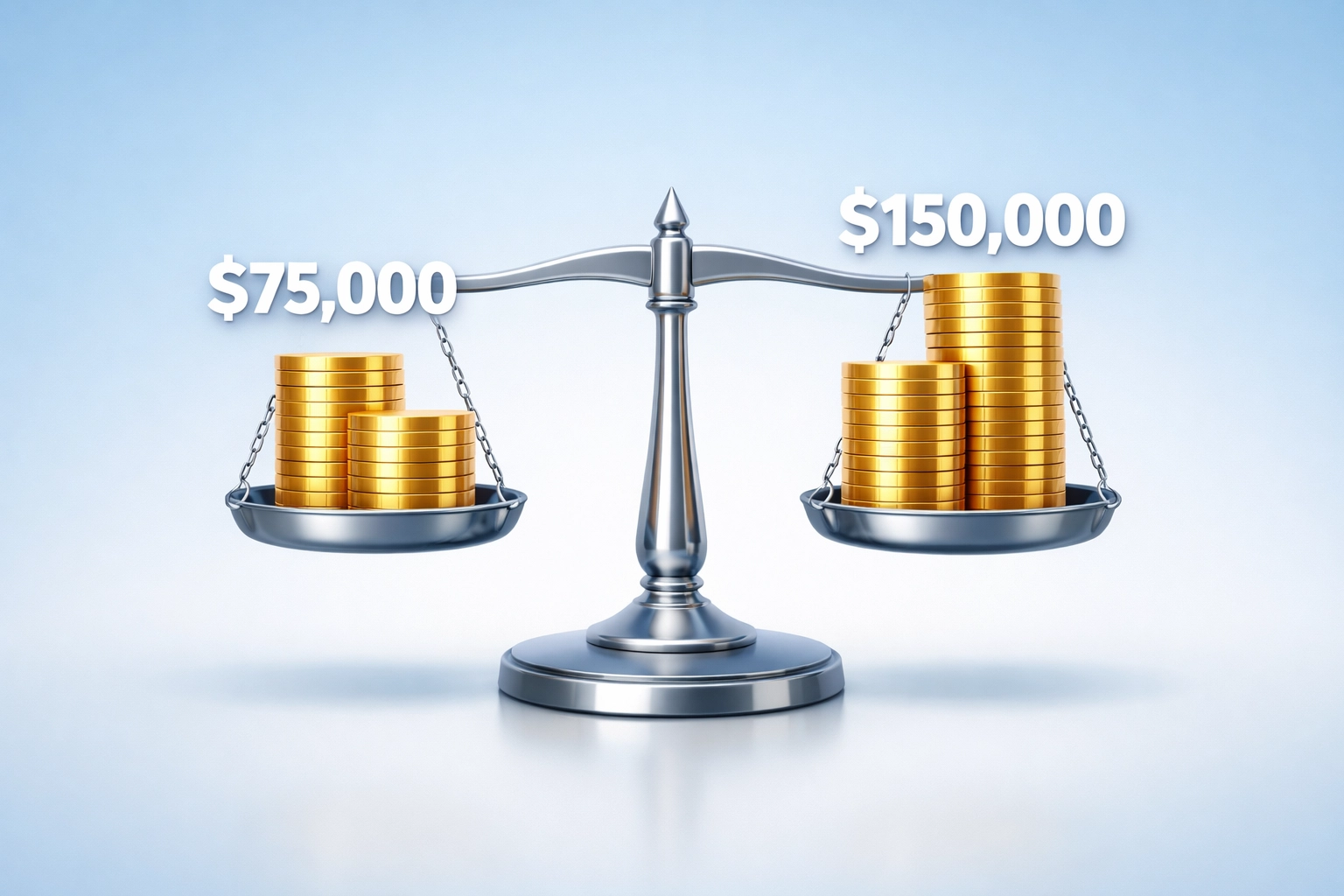 Income threshold balance showing $75,000 and $150,000 limits for senior tax credit