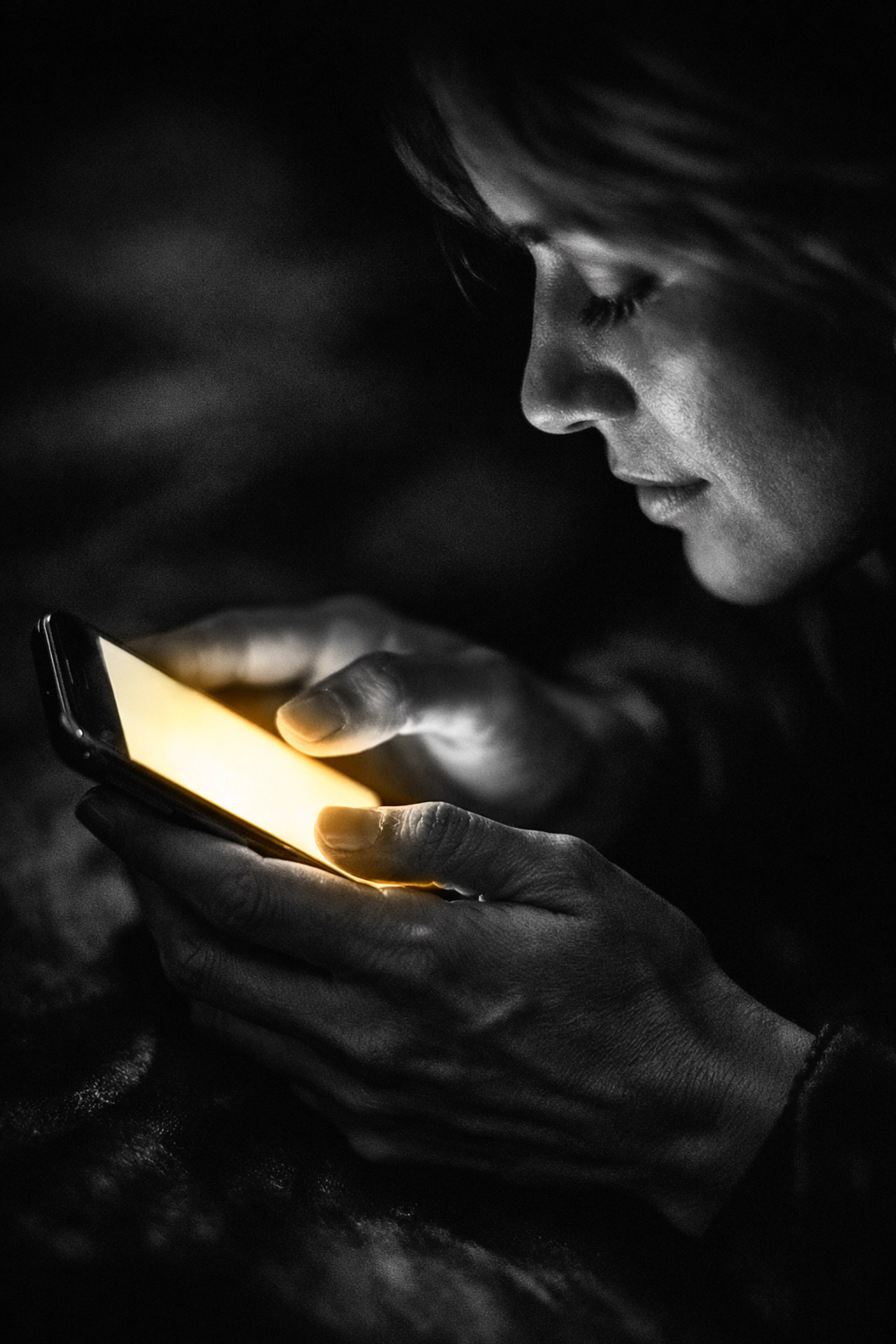 Person holding smartphone showing personal connection in online discipleship ministry