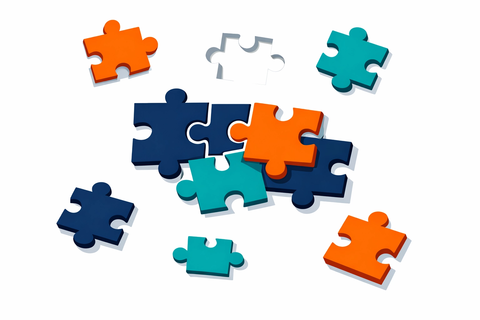 Broken puzzle pieces illustrating common HubSpot onboarding failures and misaligned business goals