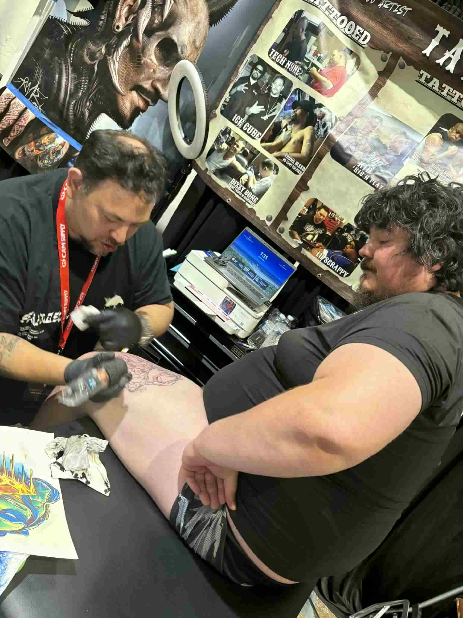 Tattoo Artist at Work