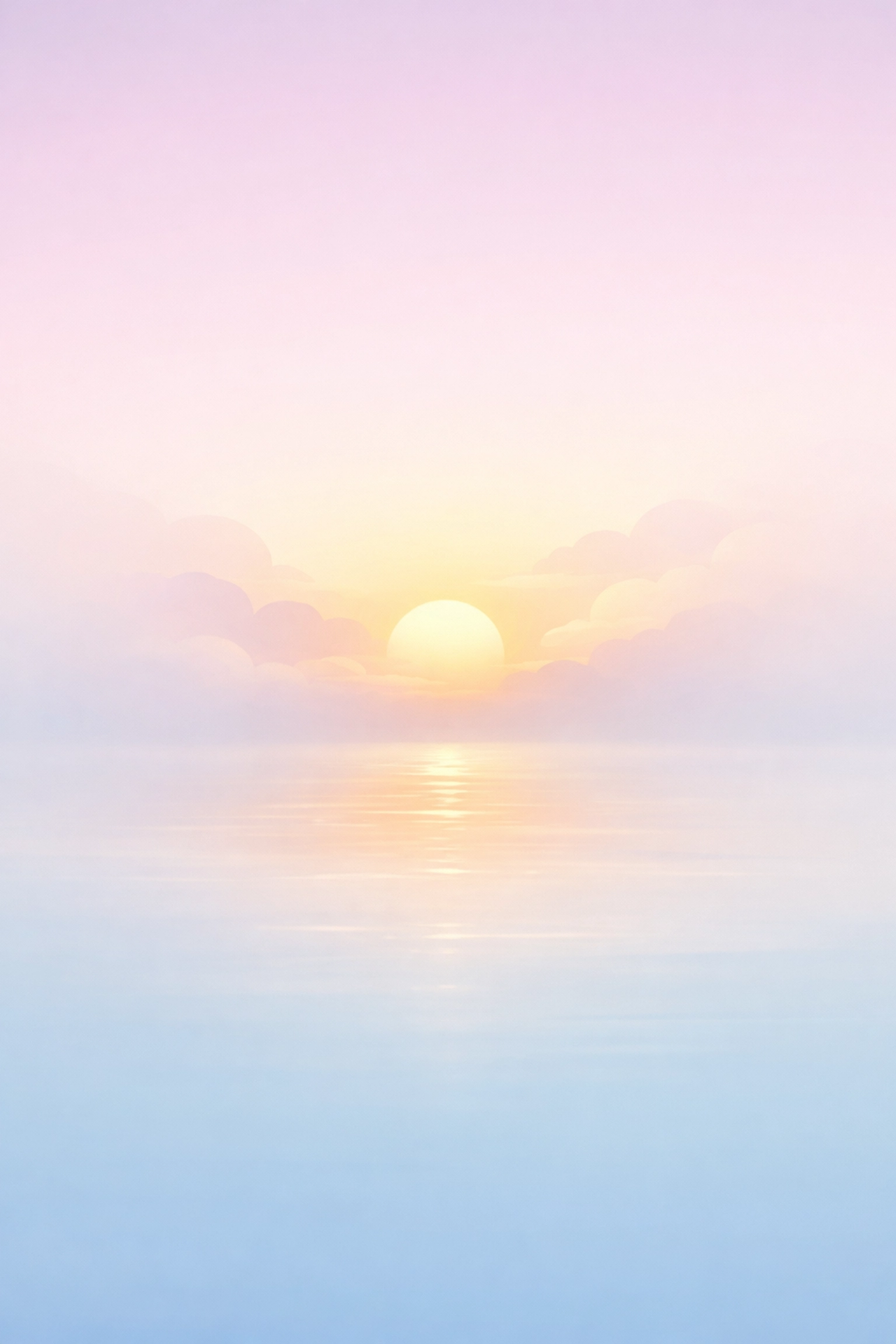 Calm misty ocean at sunrise representing the clarity found through executive coaching.