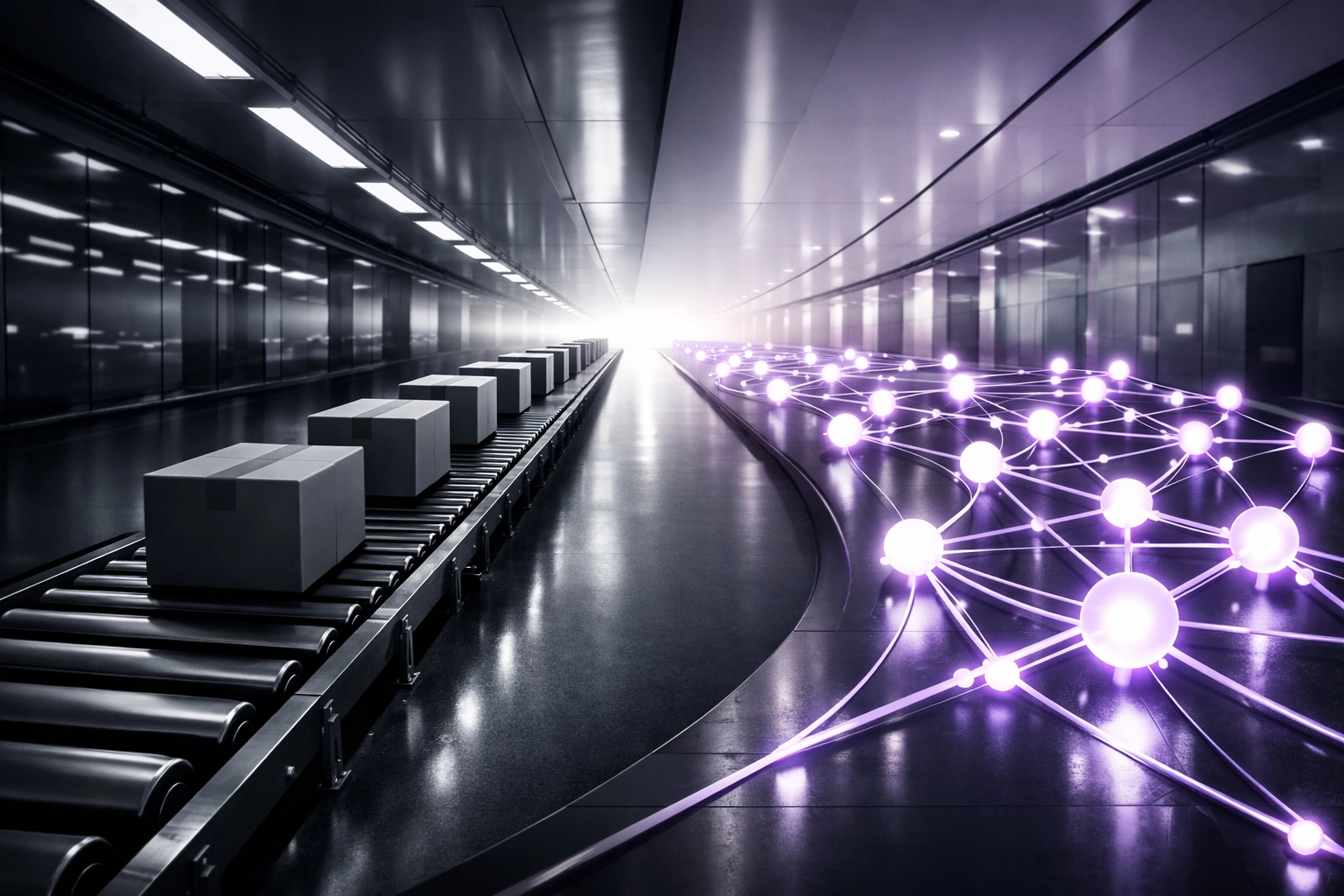 Two pathways representing traditional vs relational approaches to IT project success