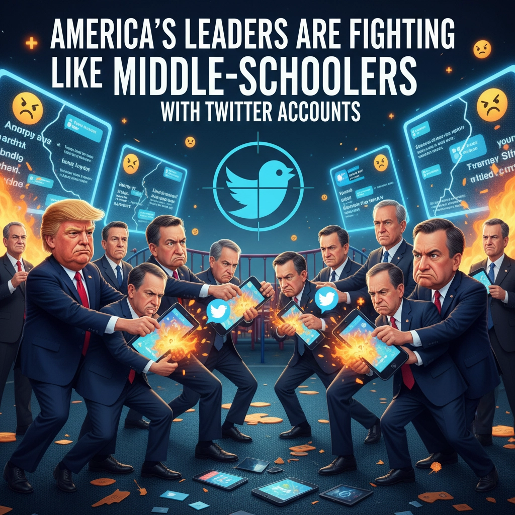 America Leaders Are Fighting Like Middle-Schoolers With Twitter Accounts