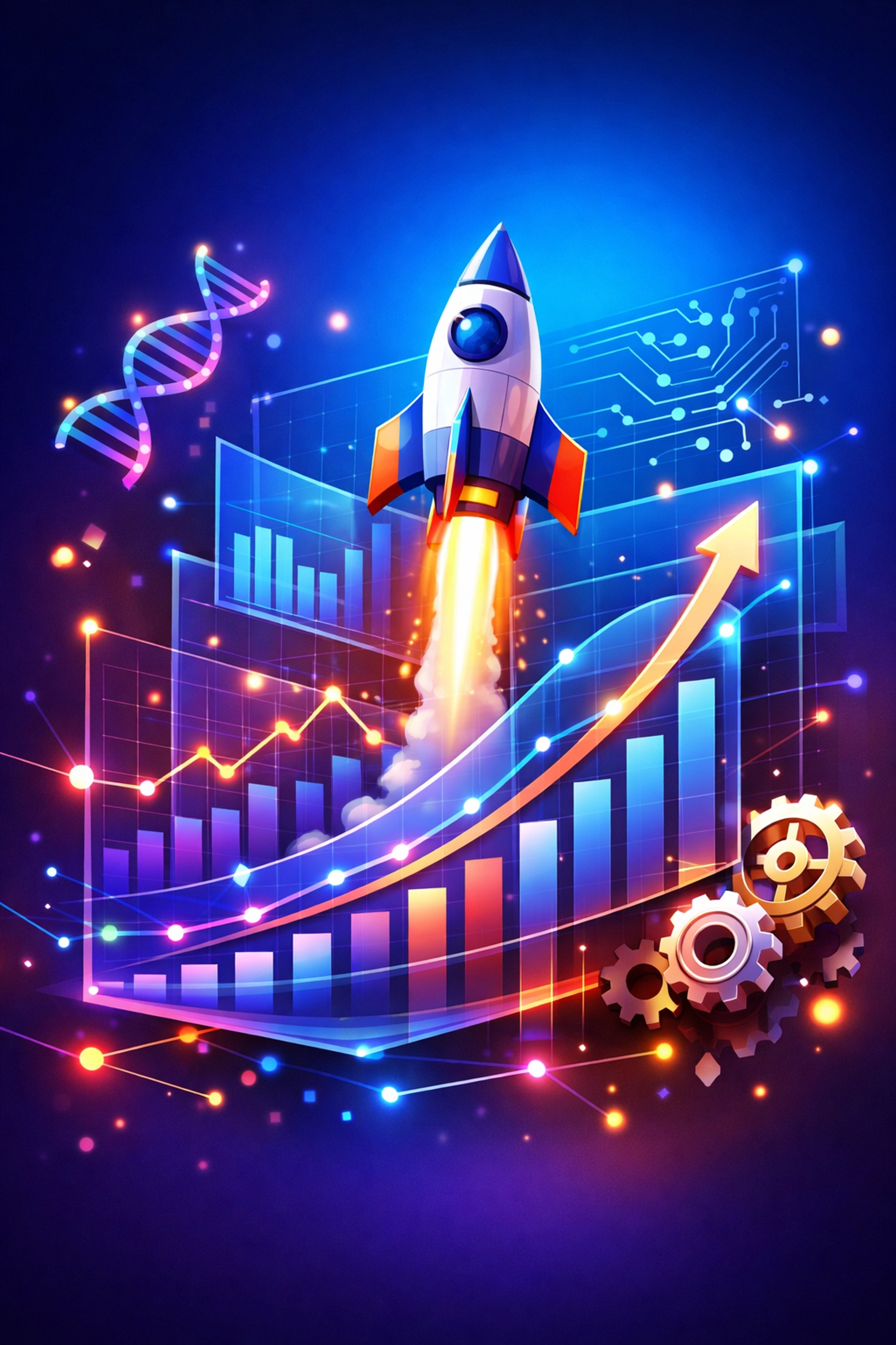 Private equity growth network connecting multiple industries and investment opportunities