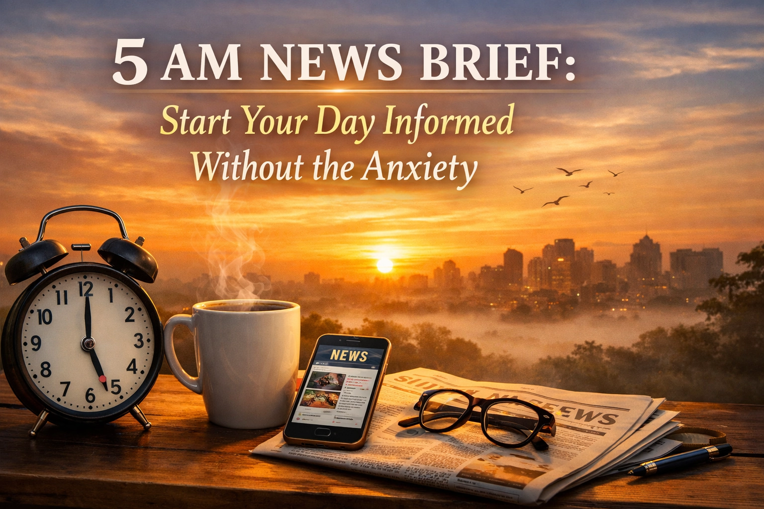 [HERO] 5 AM News Brief: Start Your Day Informed Without the Anxiety