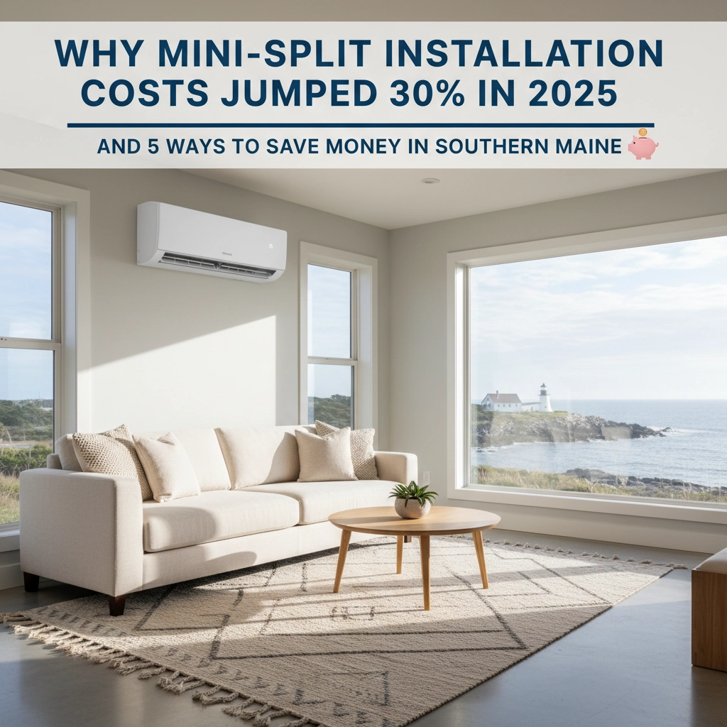 Why Mini-Split Installation Costs Jumped 30% in 2025 (And 5 Ways to Save Money in Southern Maine)