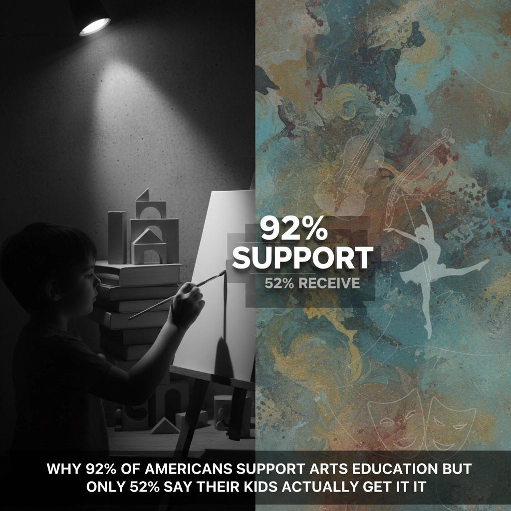 Why 92% of Americans Support Arts Education but Only 52% Say Their Kids Actually Get It