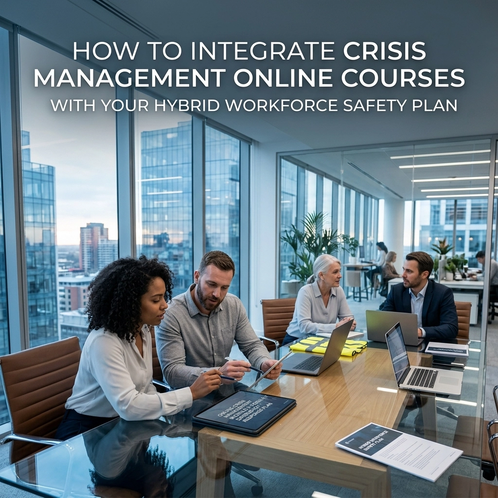 [HERO] How to Integrate Crisis Management Online Courses With Your Hybrid Workforce Safety Plan