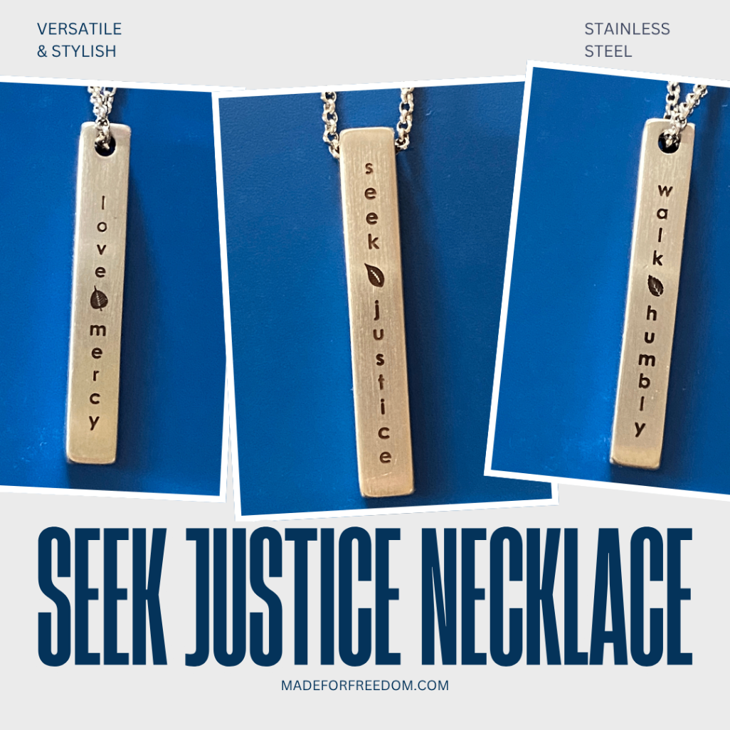 Seek Justice Necklace