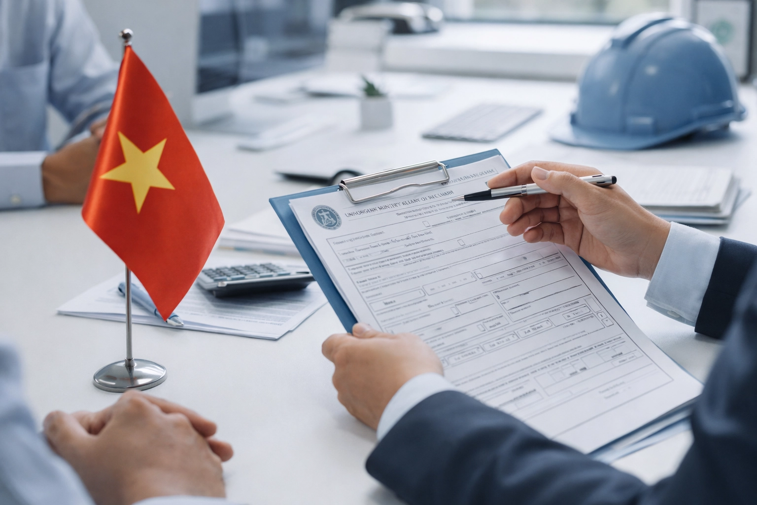 Abstract social safety net representing Vietnam's updated 2026 unemployment insurance rules.
