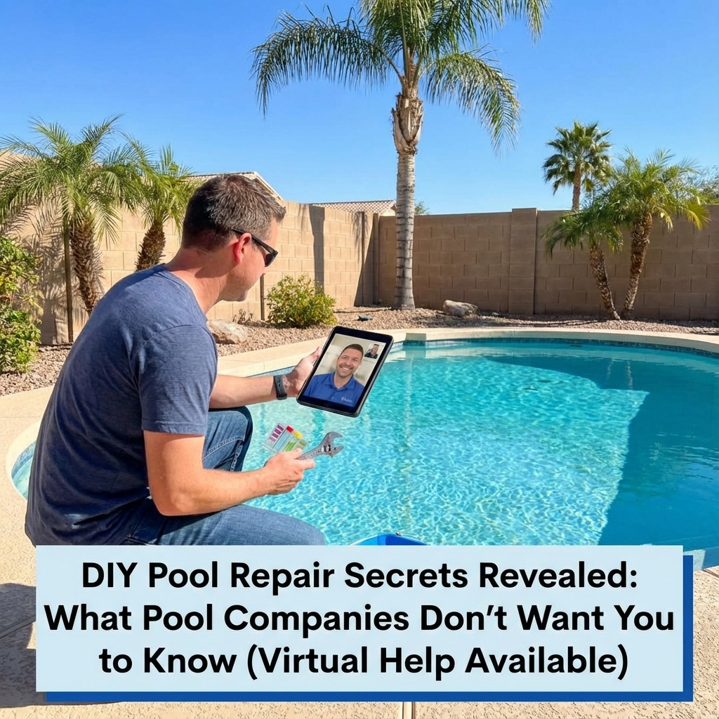 DIY Pool Repair Secrets Revealed: What Pool Companies Don't Want You to Know (Virtual Help Available)