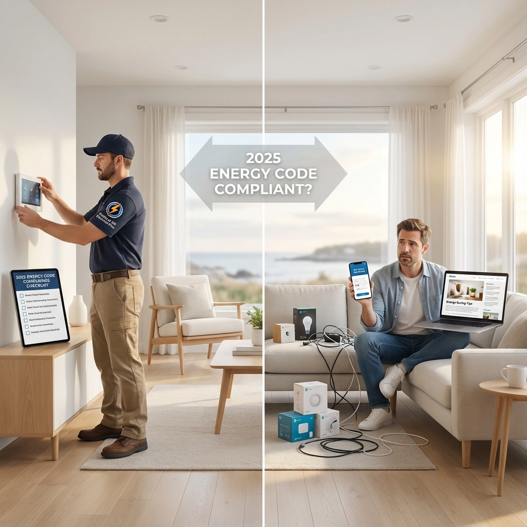 Electrician Portland Maine vs. DIY Smart Home Installation: Which Is Better For Your 2025 Energy Code Compliance?