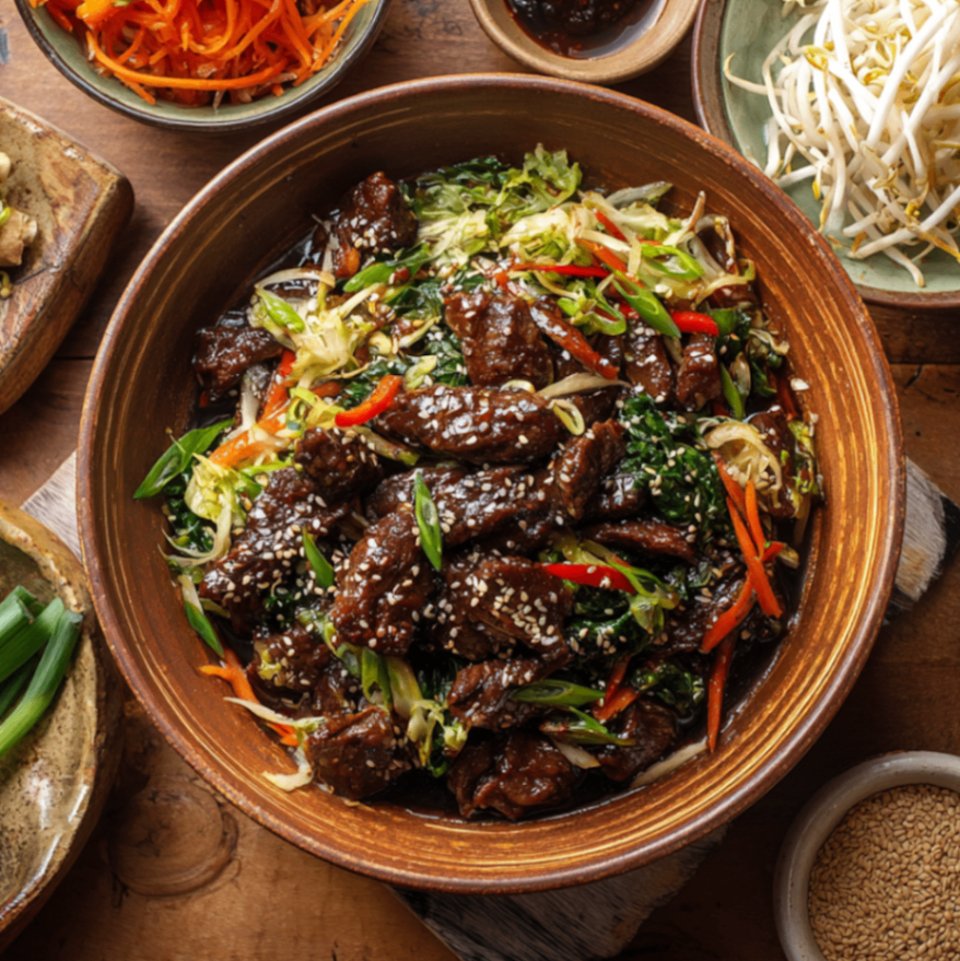 High-Protein Beef Stir-Fry Bowl
