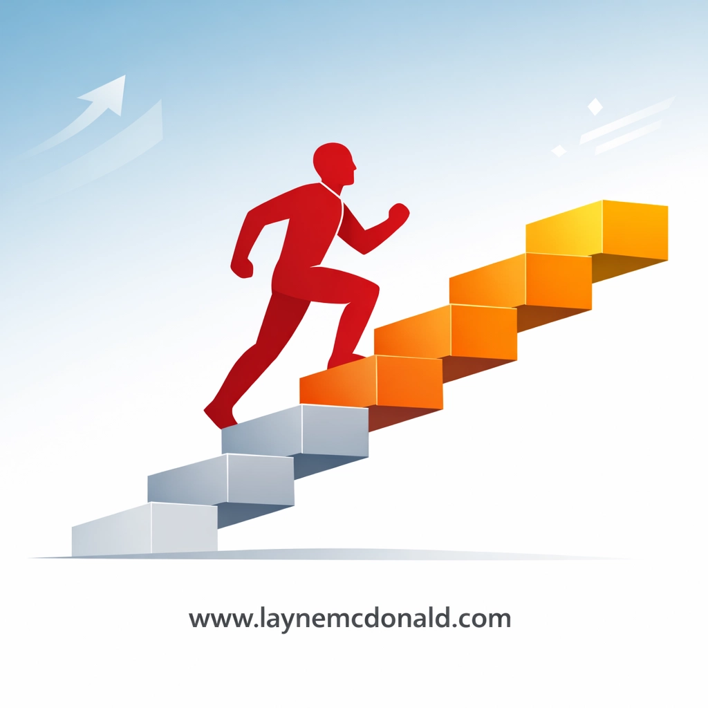 Progressive leadership development path with increasing responsibility and growth opportunities