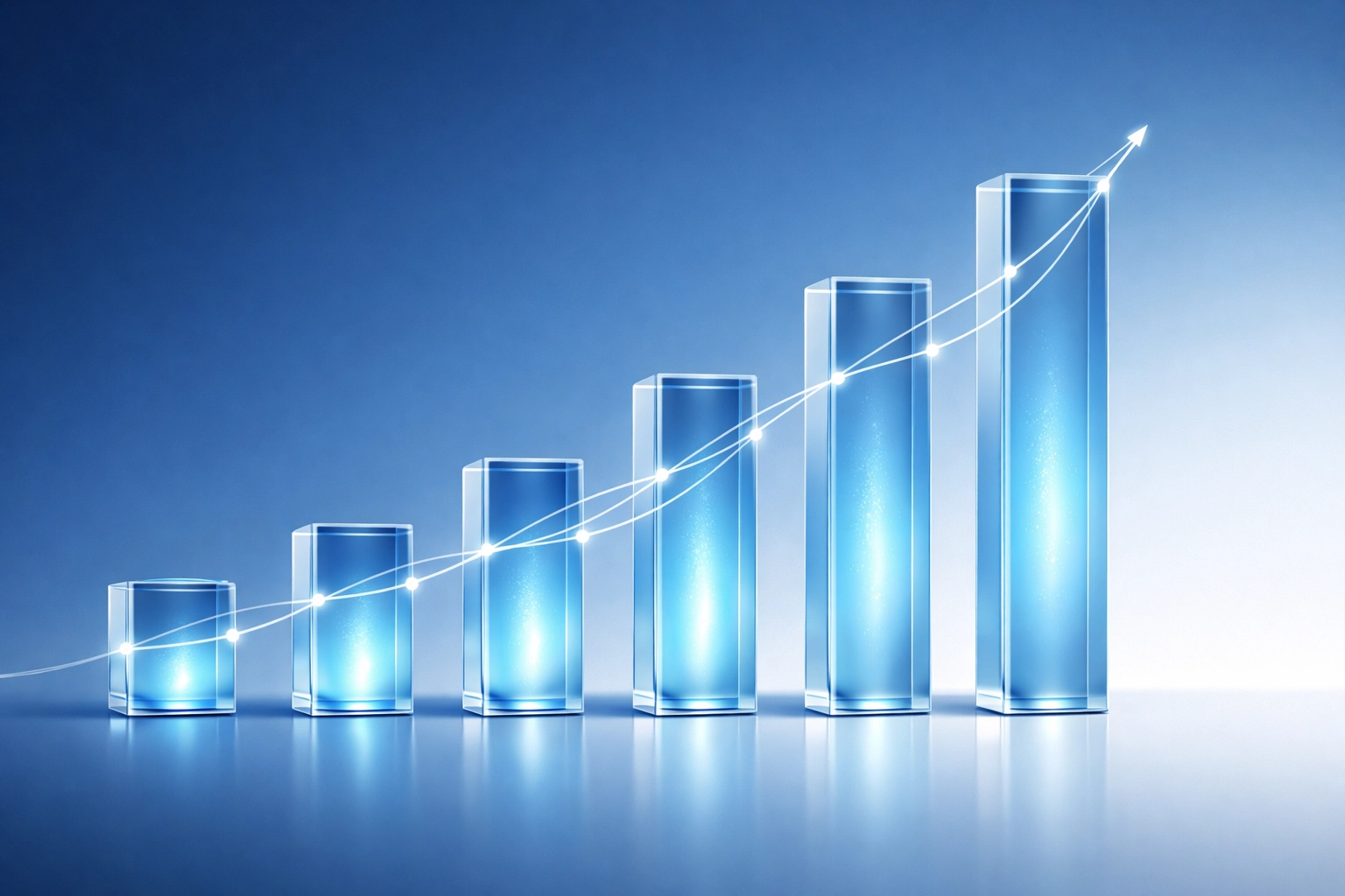 Growth visualization of tiered recurring revenue streams for a white-label SaaS monetization strategy.