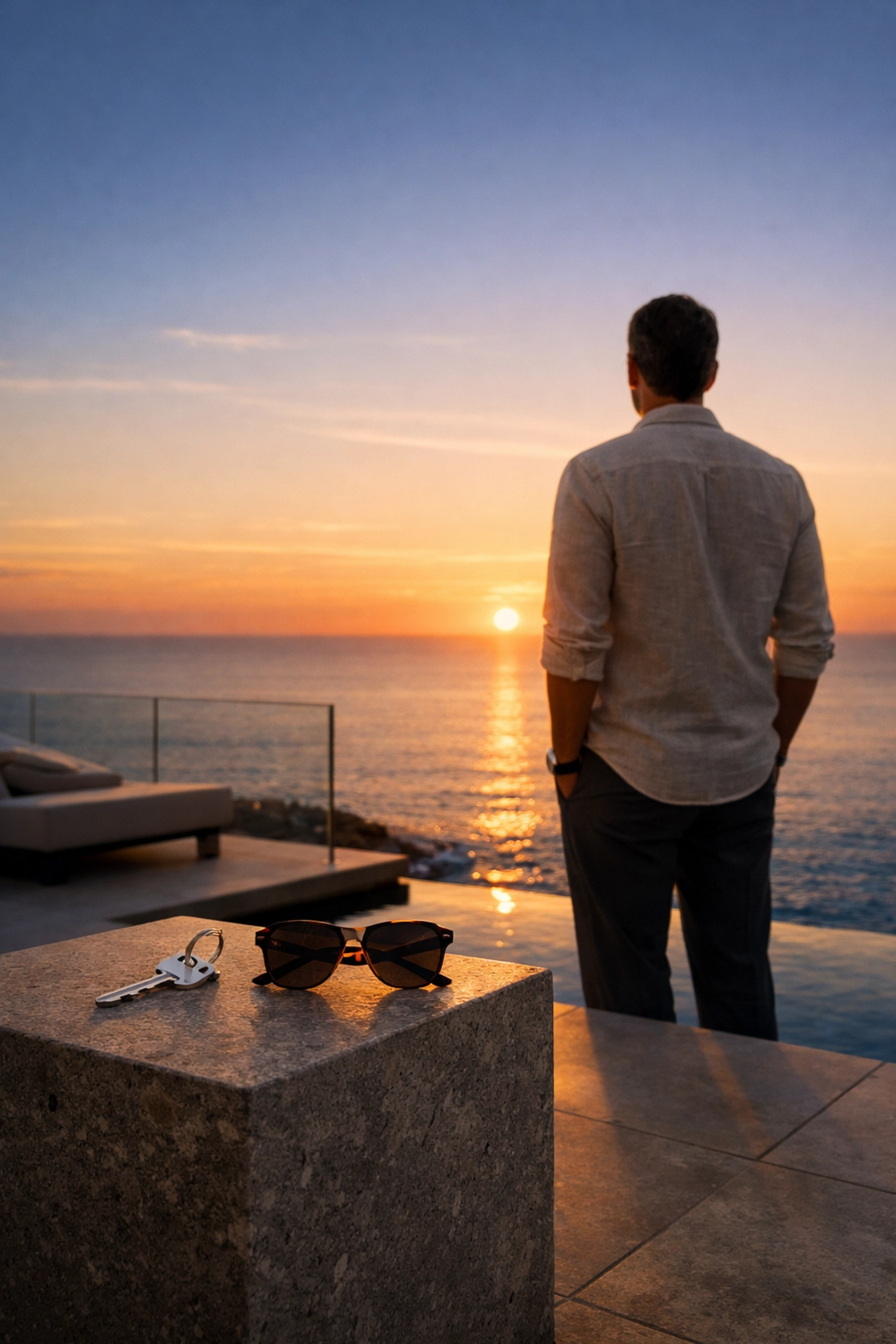 A business owner looking toward the horizon after completing a successful exit with a business broker in Mississippi.