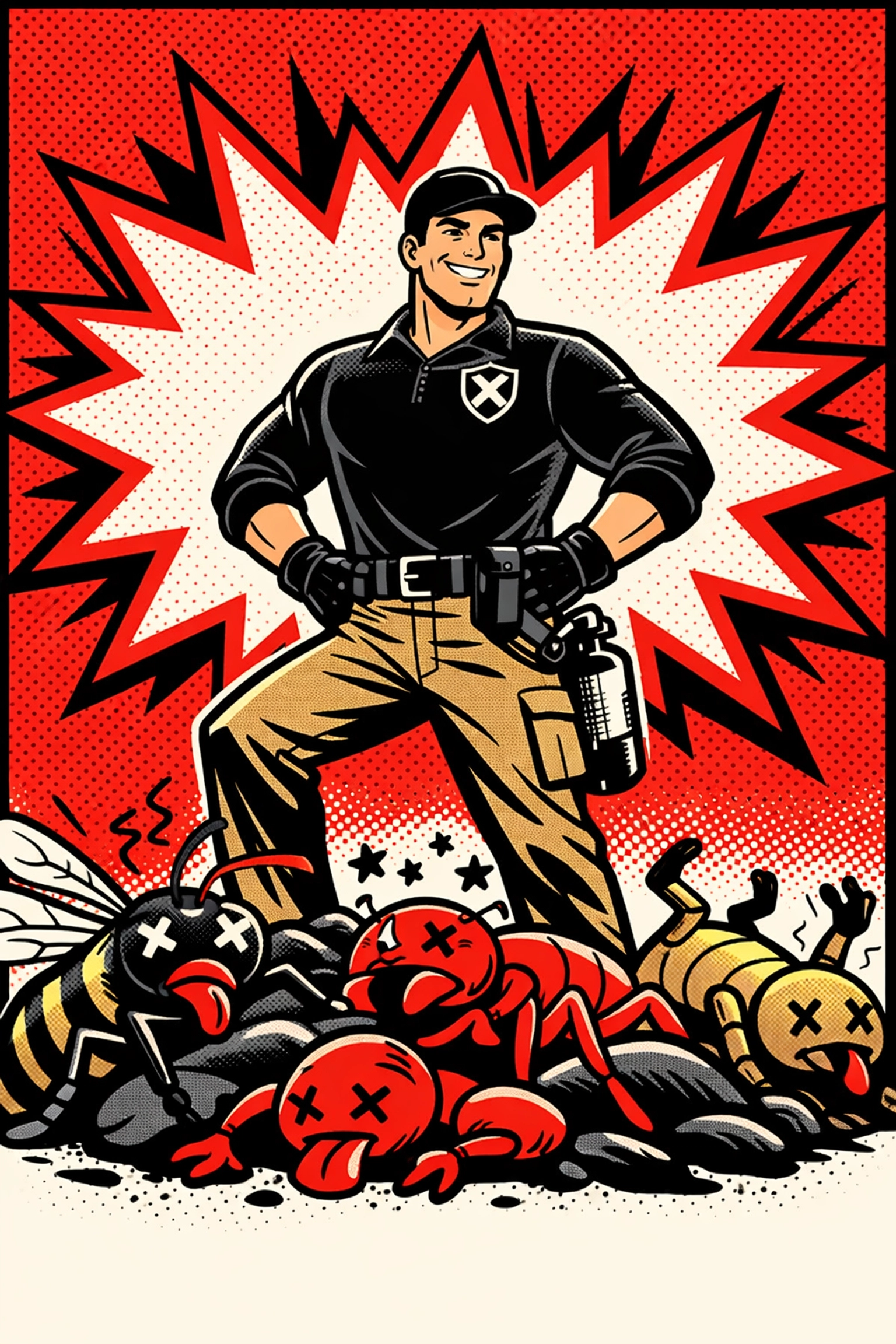 Expert Pest X technician offering termite and pest control services in Walker County, Alabama.