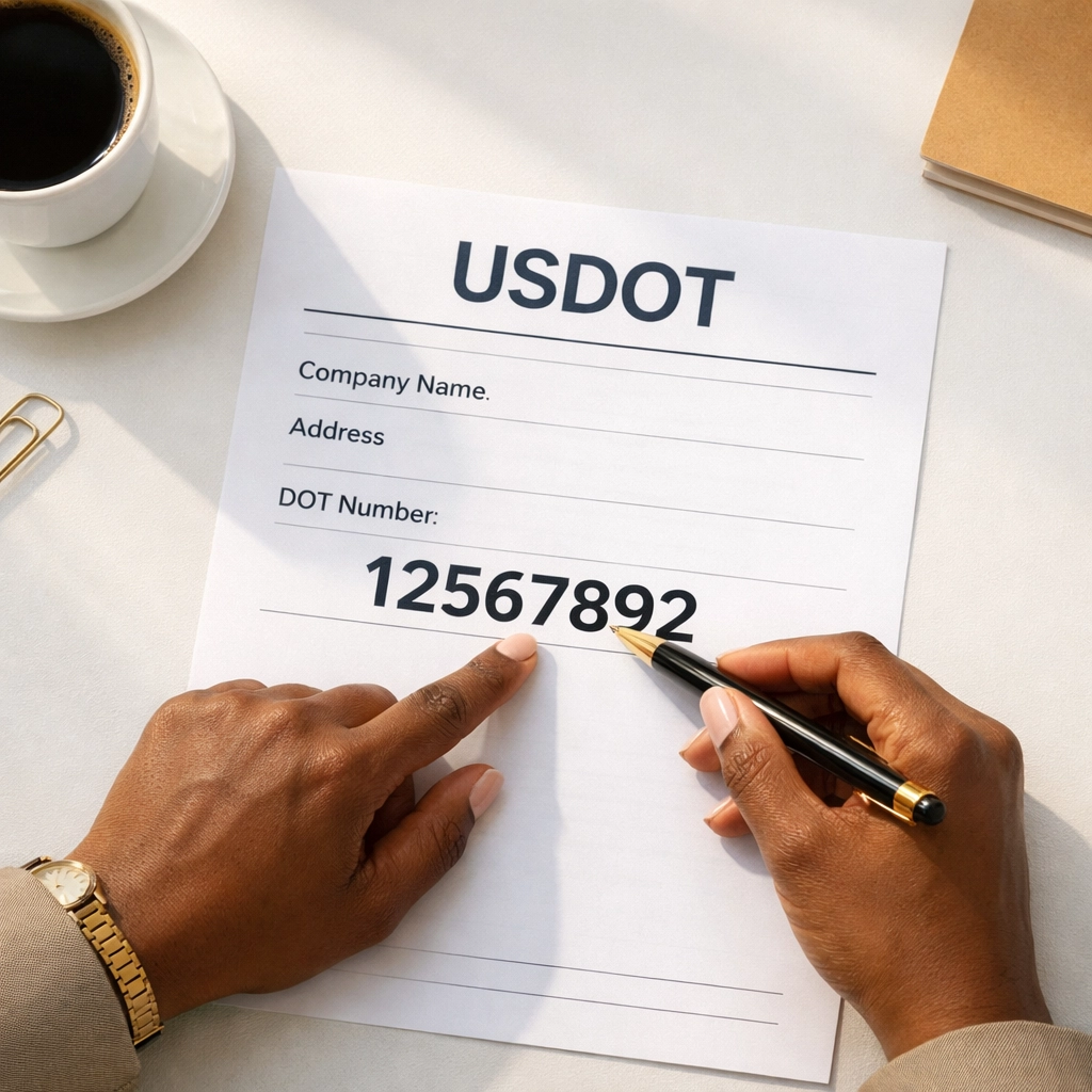 Finding USDOT number last two digits to calculate biennial update deadline