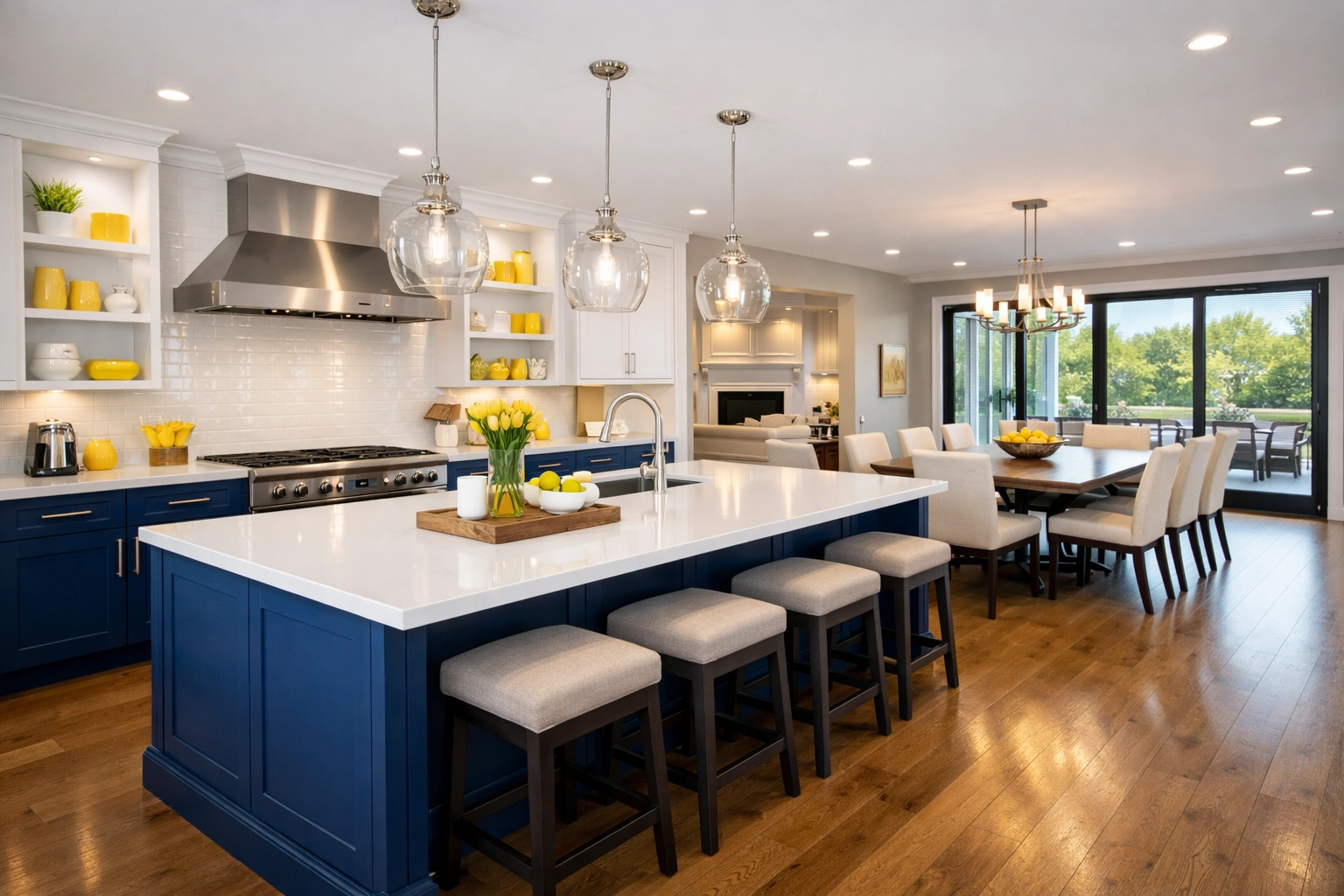 Total kitchen transformation and organization provided by professional cleaning services near me.