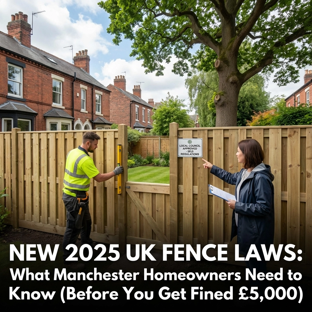New 2025 UK Fence Laws: What Manchester Homeowners Need to Know (Before You Get Fined £5,000)