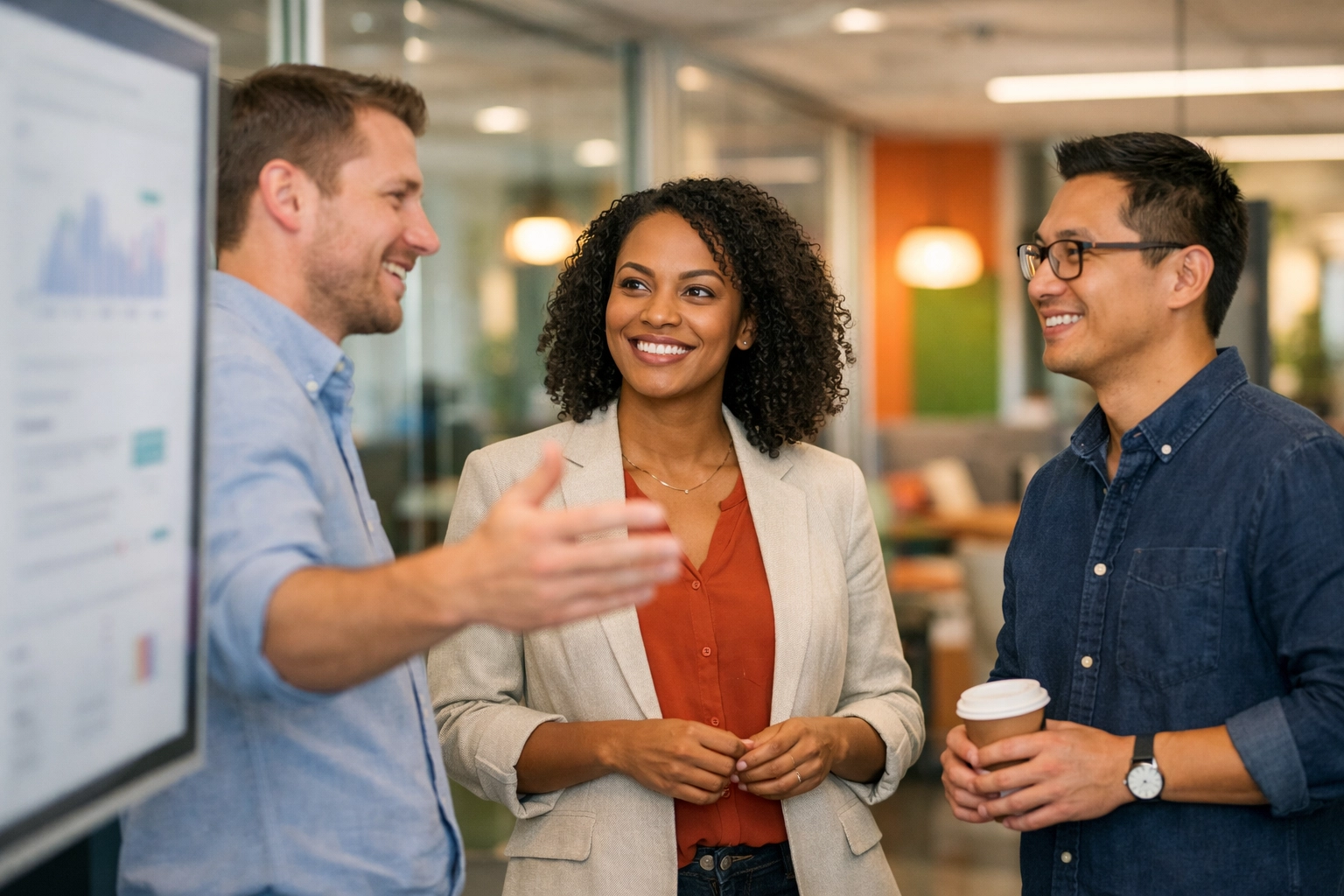 A professional team collaborating on ServiceNow ITOM and ITAM strategies to improve operational excellence and ROI.