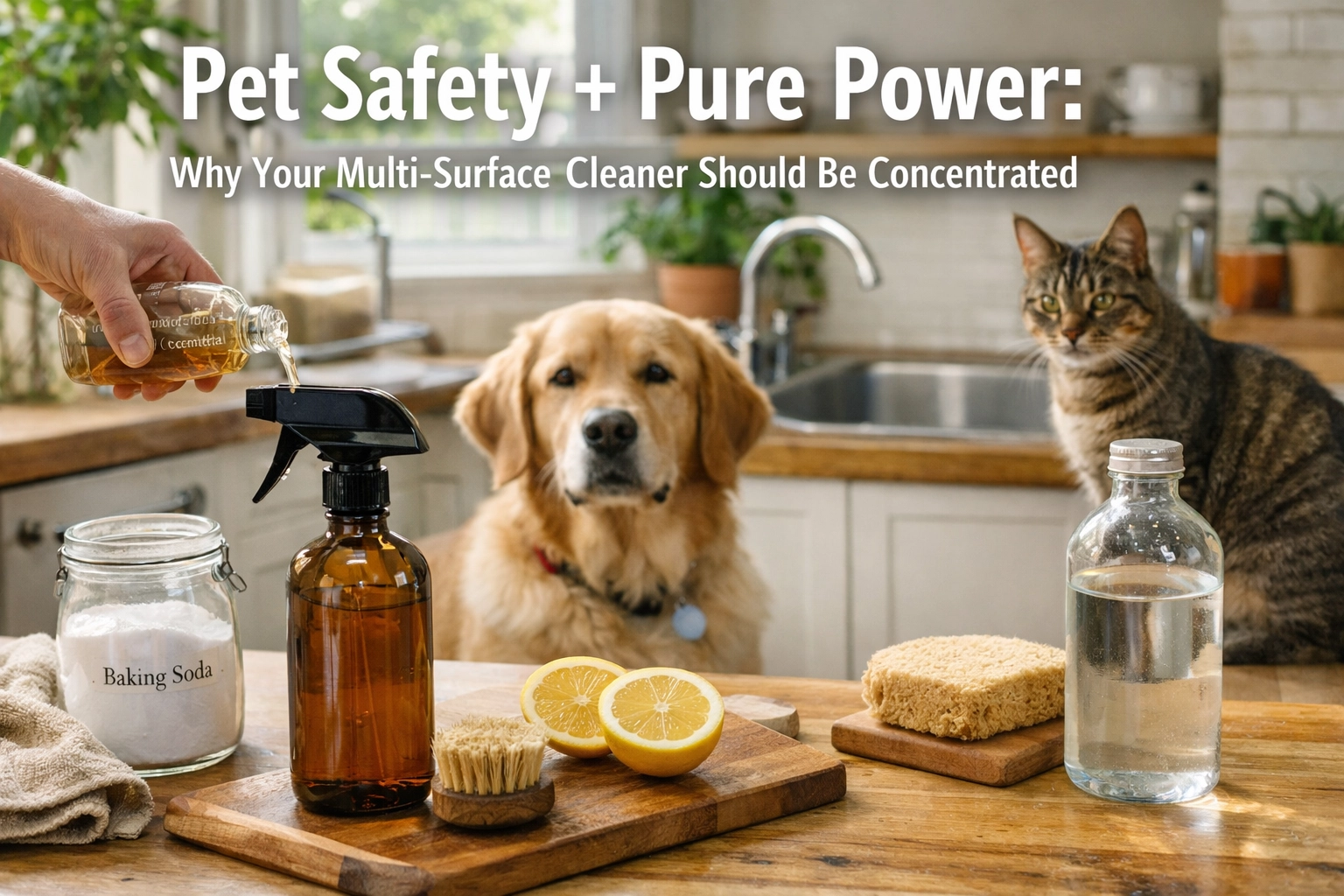[HERO] Pet Safety + Pure Power: Why Your Multi-Surface Cleaner Should Be Concentrated