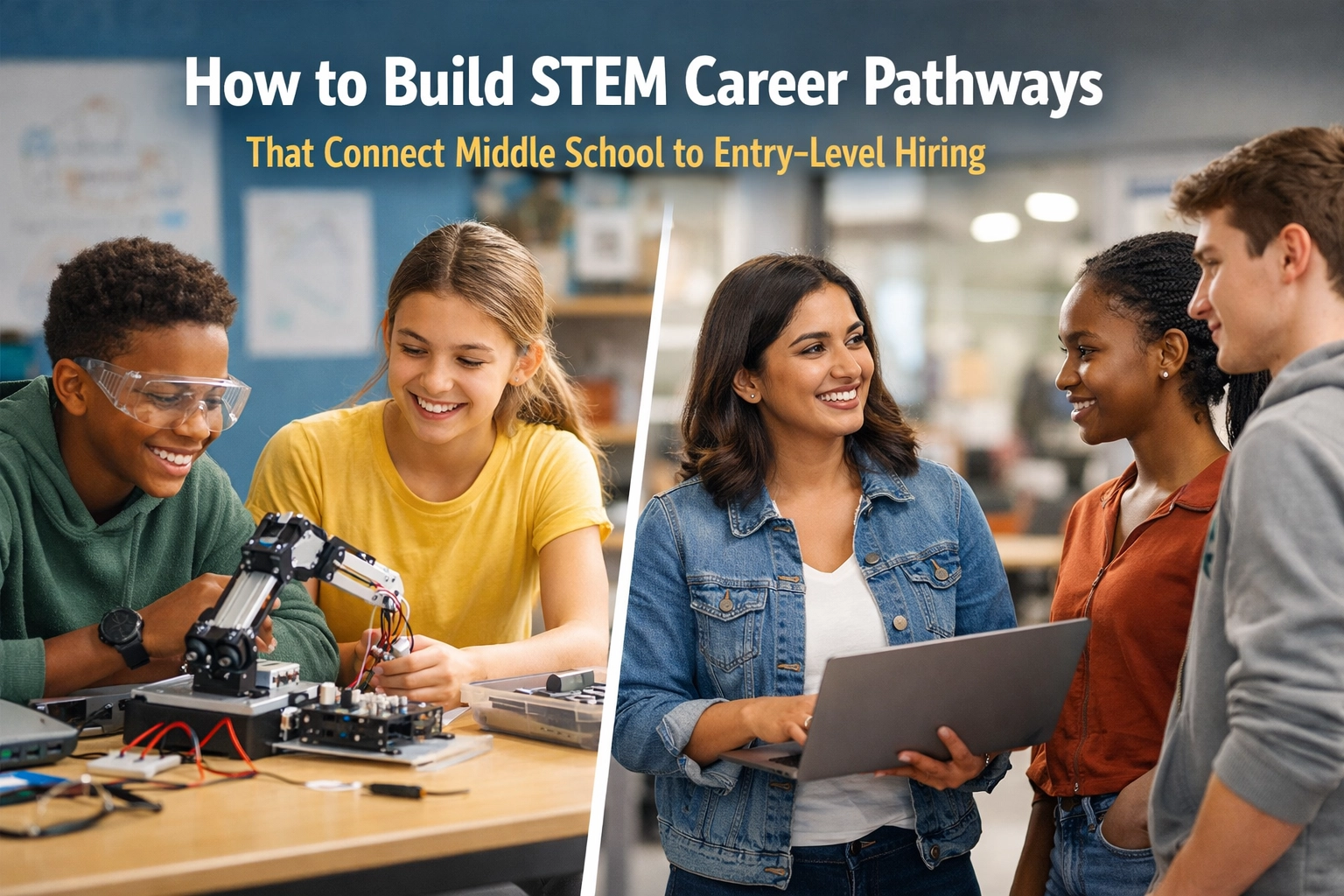 [HERO] How to Build STEM Career Pathways That Connect Middle School to Entry-Level Hiring