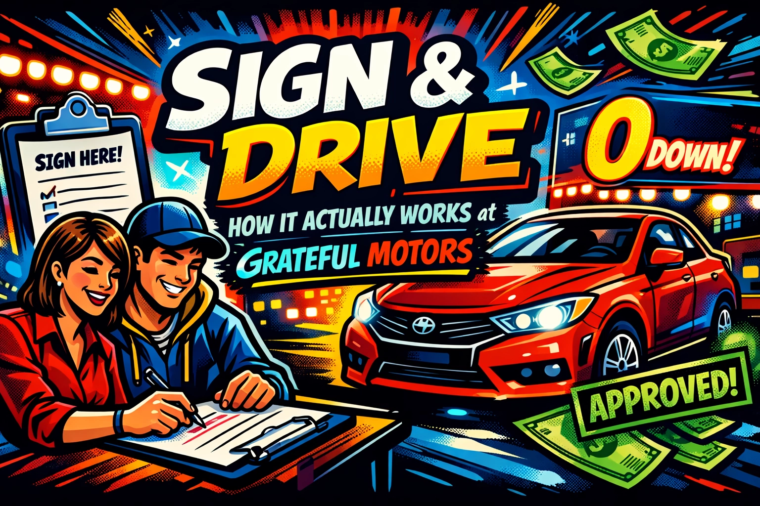 [HERO] Sign & Drive: How It Actually Works at Grateful Motors
