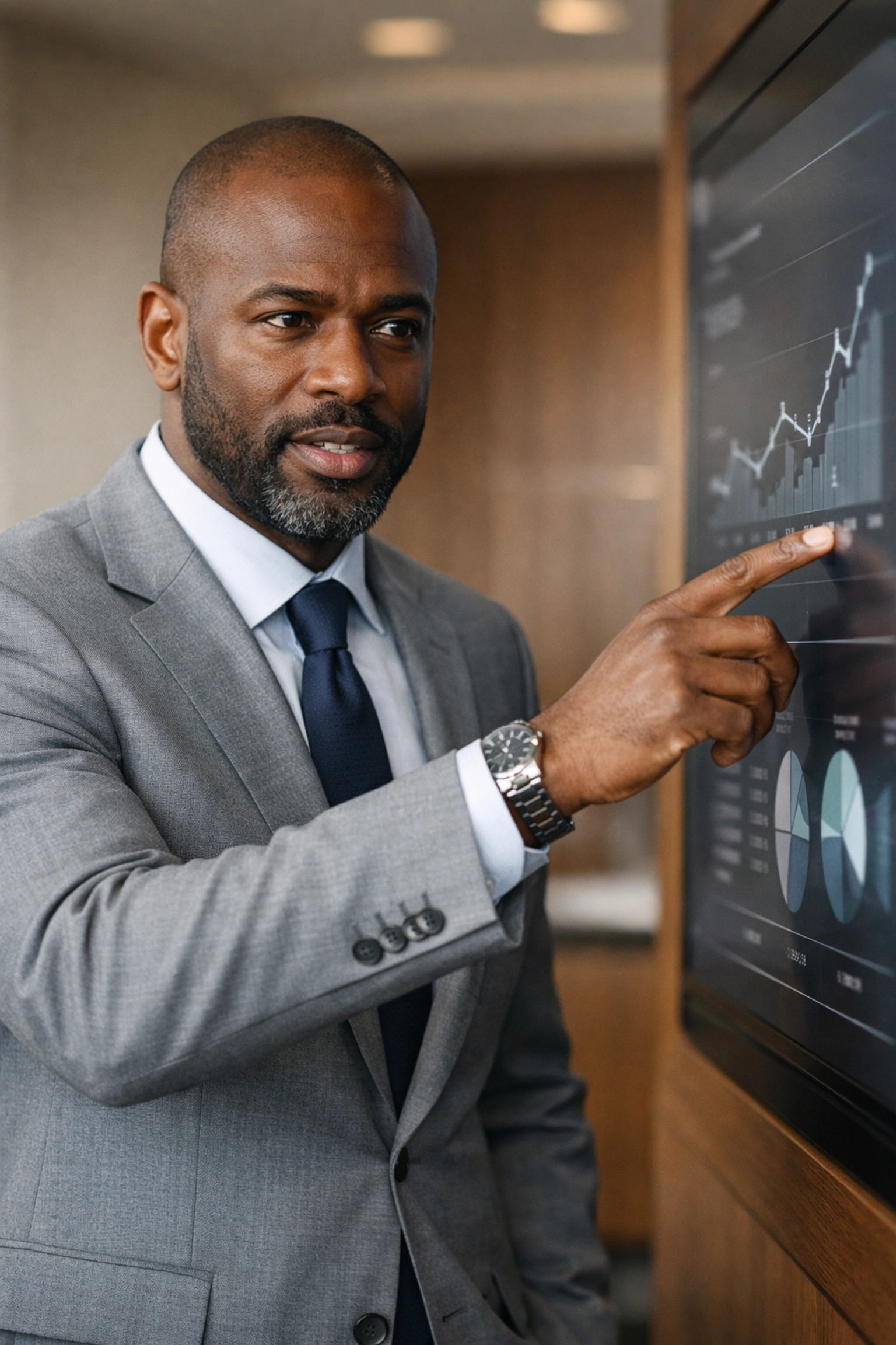 A focused strategist in Atlanta discussing how to scale profit instead of just scaling business risk.